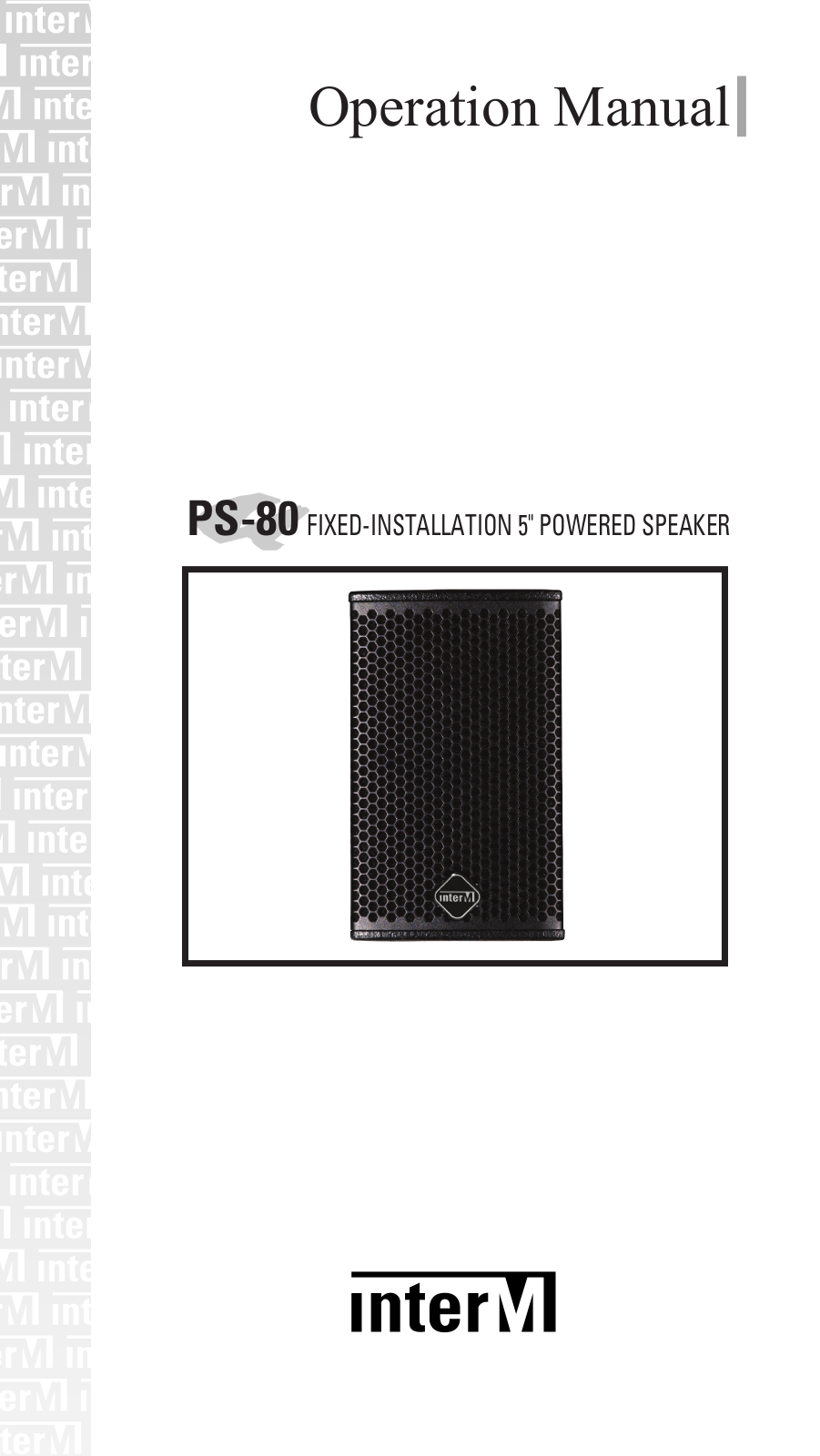 Inter-M PS-80 User Manual