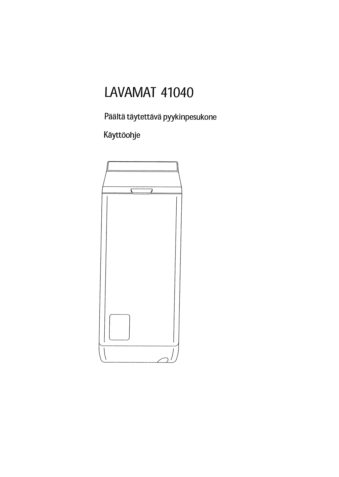 AEG LAV41040 User Manual