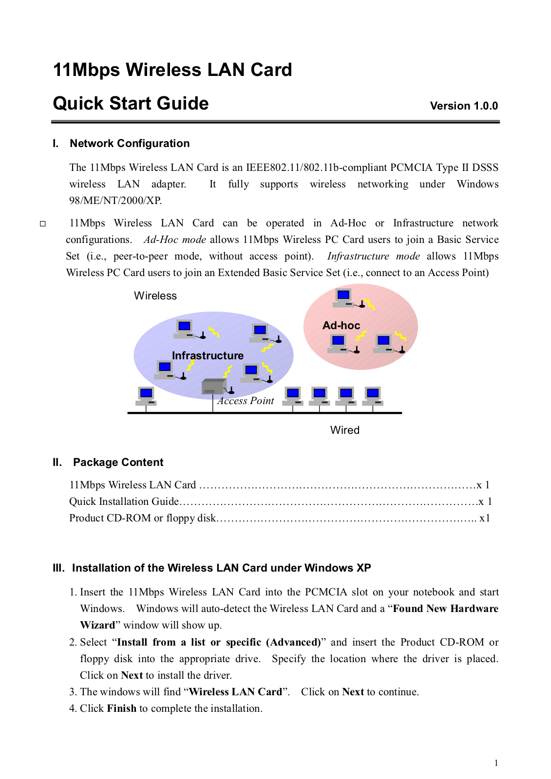 Z Com 0305M User Manual