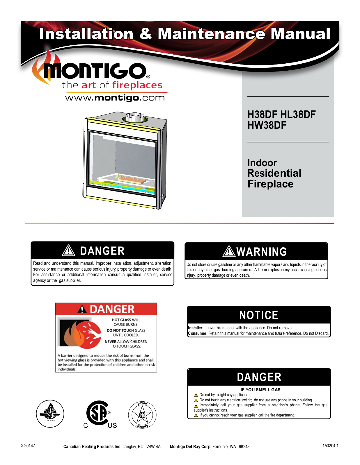 Montigo H38DF User Manual