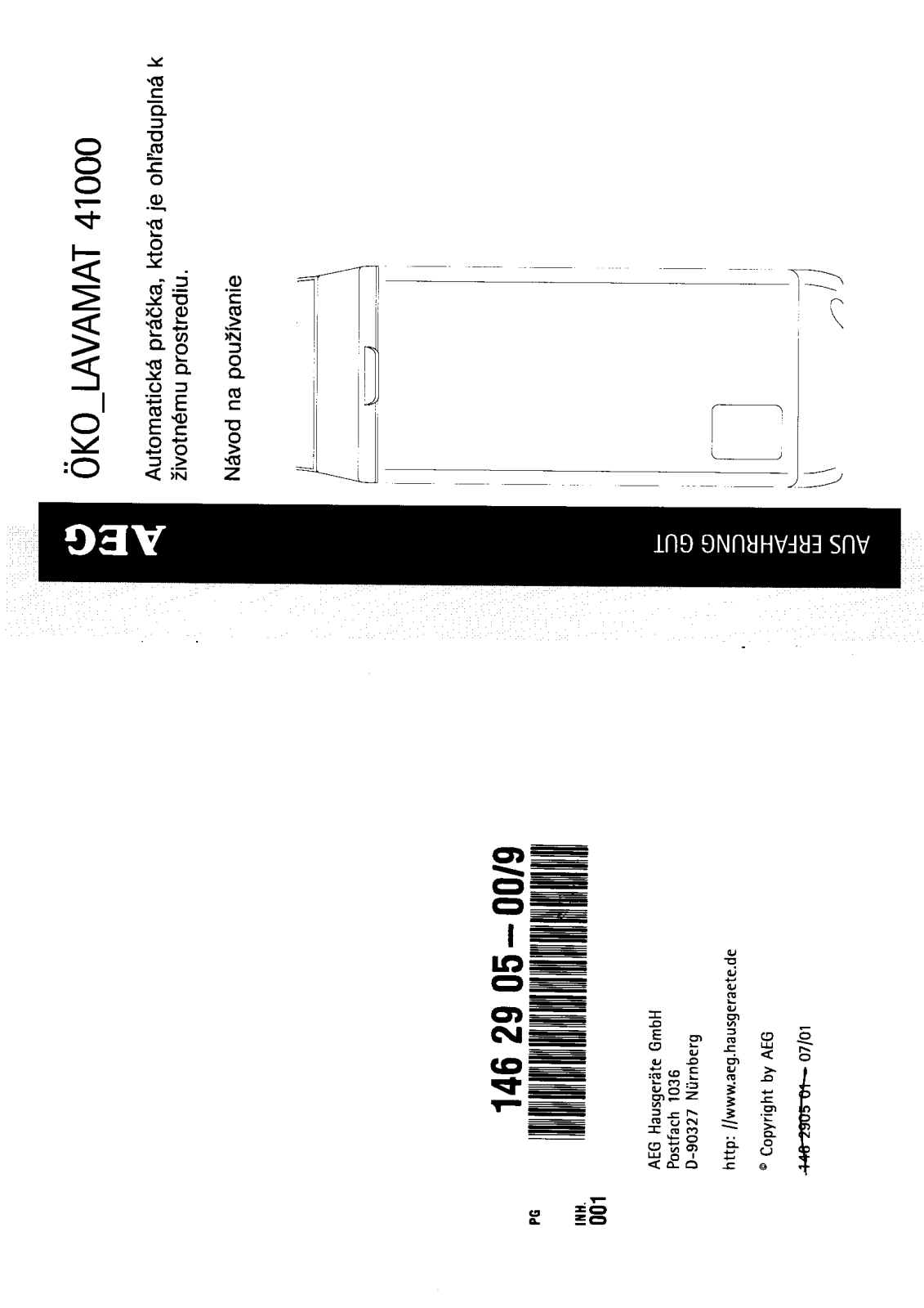 AEG LAV41000 User Manual