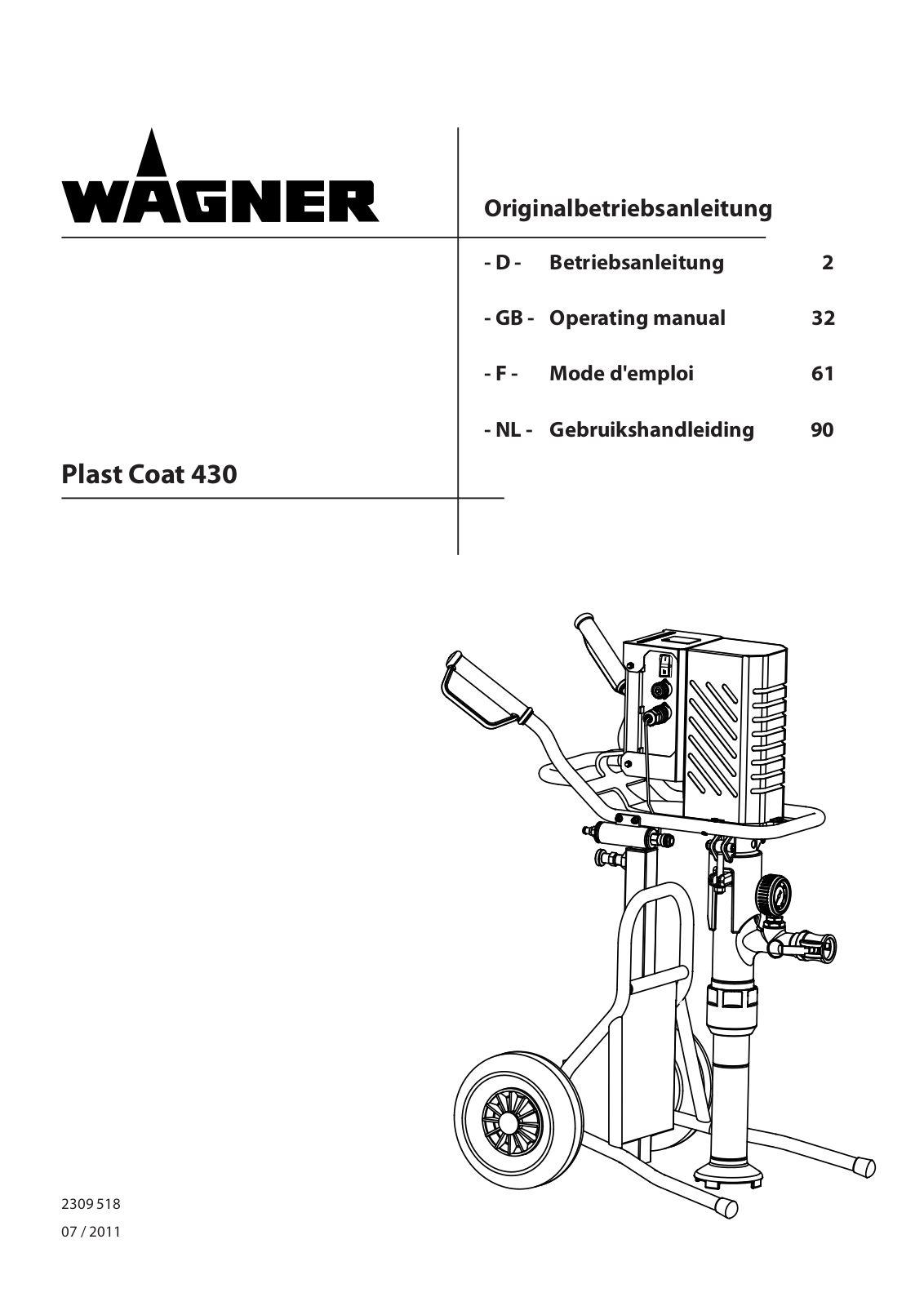 Wagner SprayTech 2309 518 User Manual