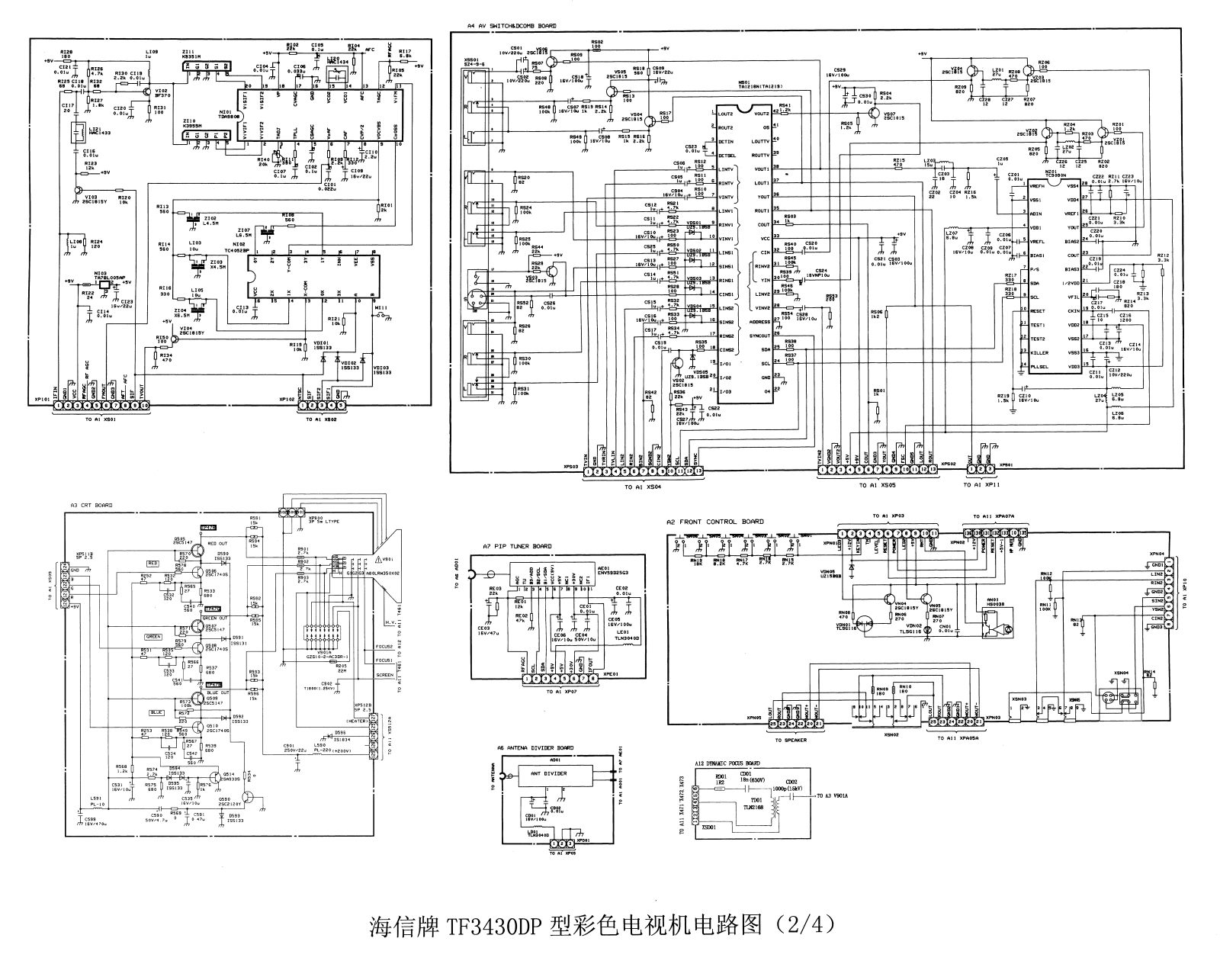 Hisense TF3430DP Schematic