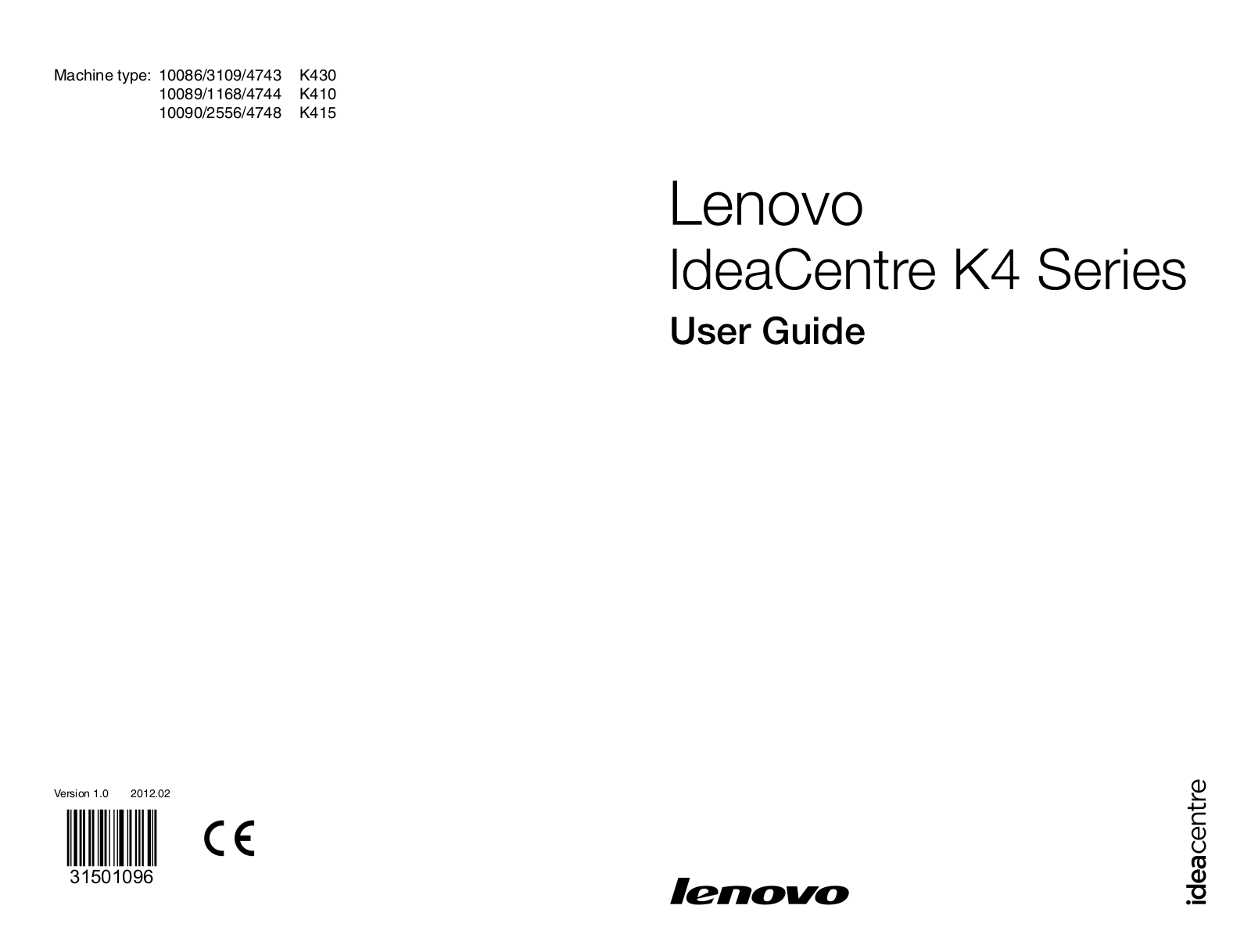 Lenovo K410 User Manual