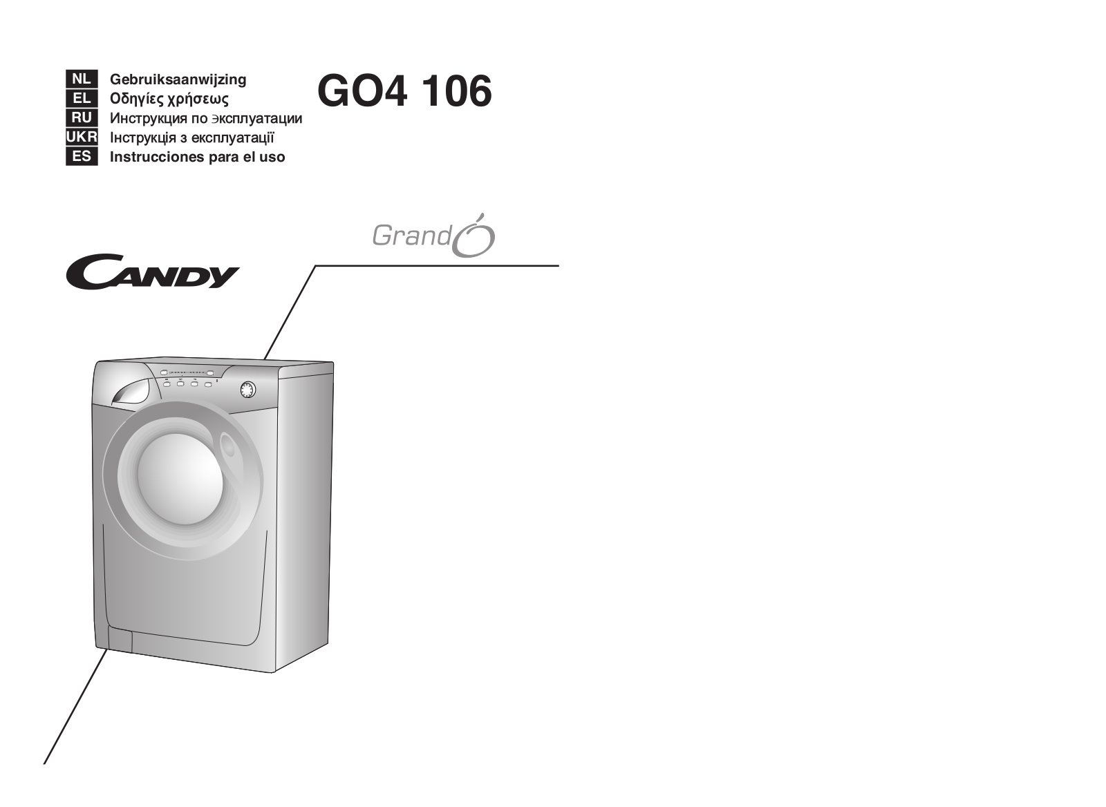 Candy GO 106-07S User Manual