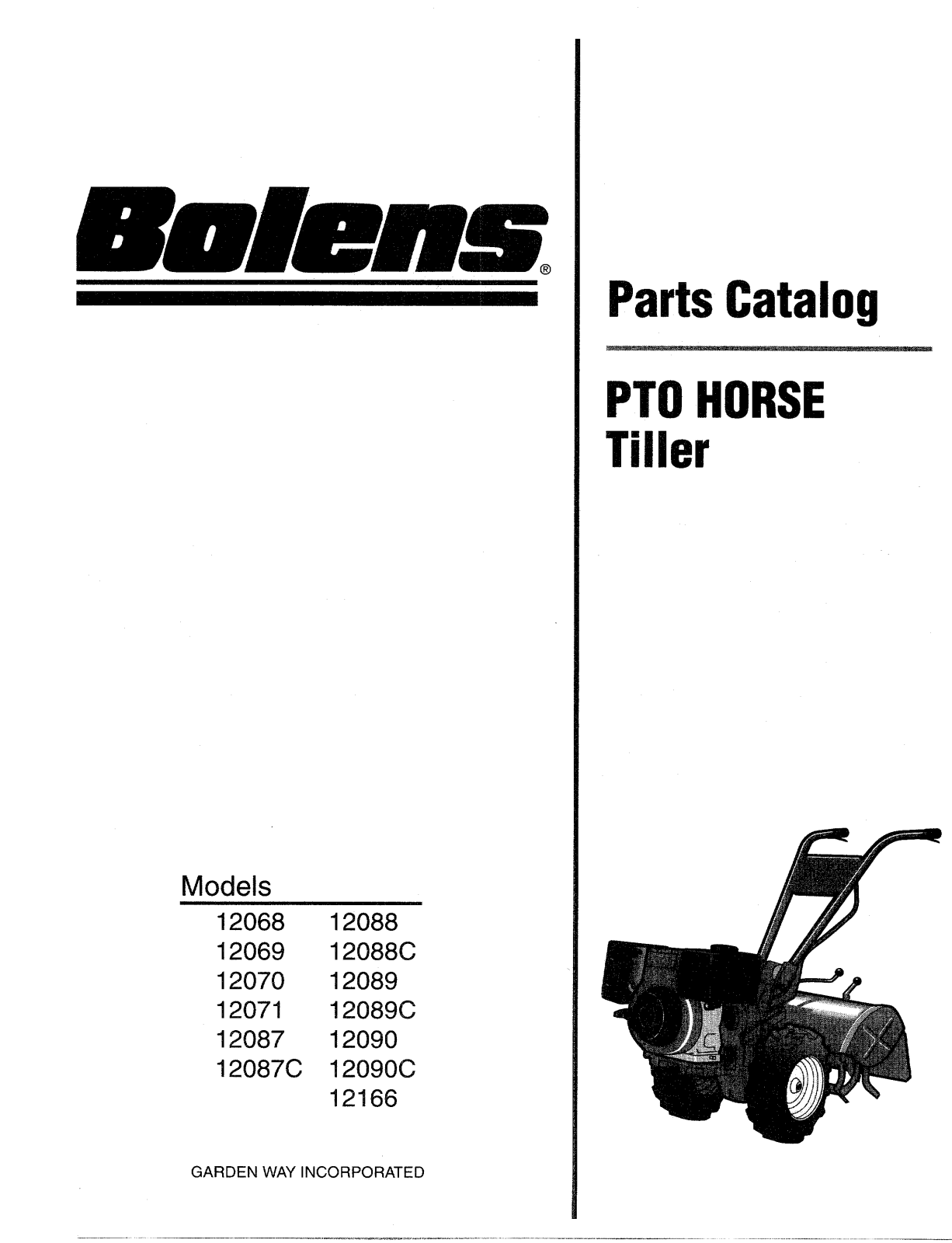 Bolens 12088C, 12087C, 12090C User Manual