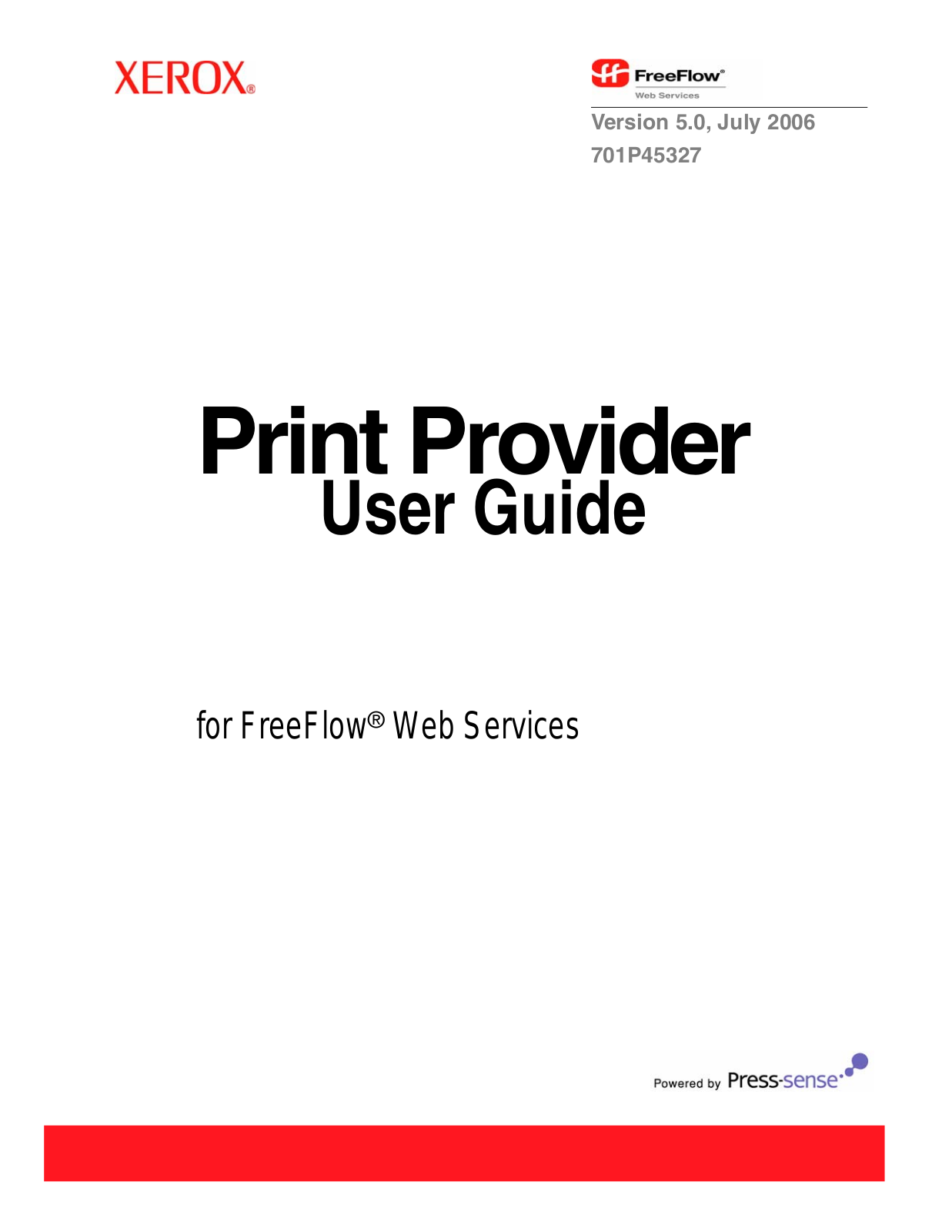 Xerox FreeFlow Web Services 5.0 User Guide