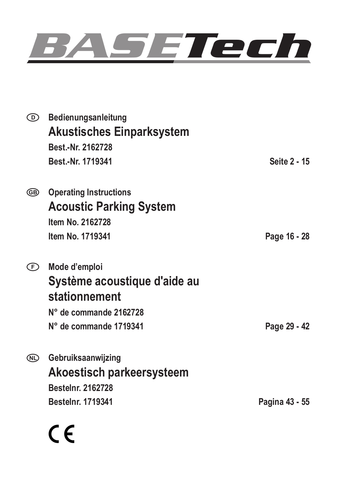 Basetech BT-2162728 User guide