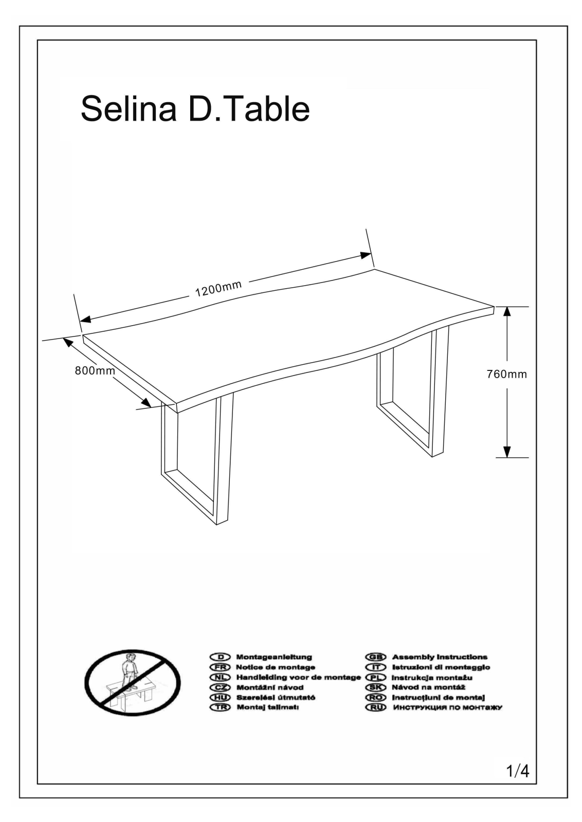 INOSIGN Selina Assembly instructions - ManualMachine.com