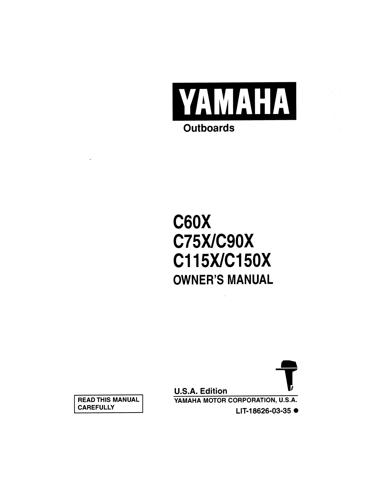 Yamaha C60X, C75X, C90X, C115X, C150X Manual