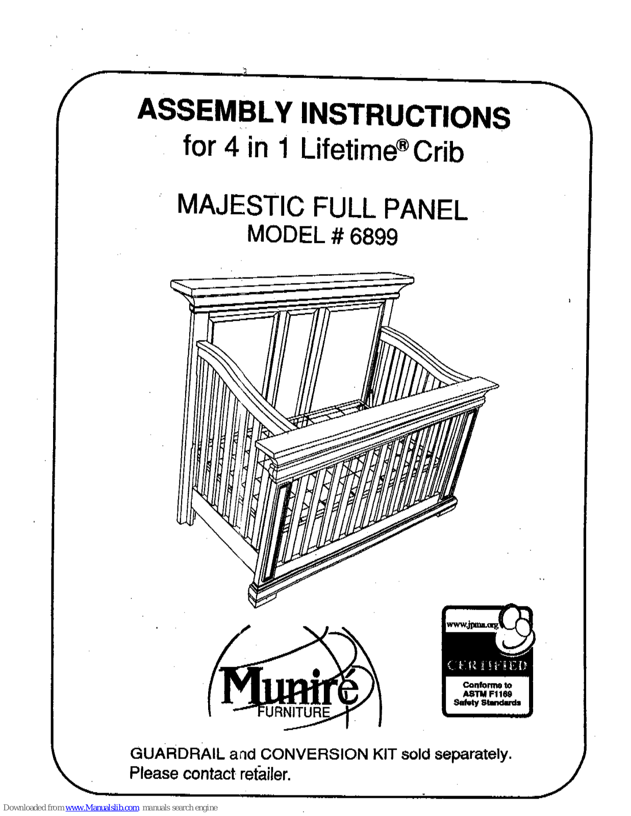 Munire 6899 Assembly Instructions Manual