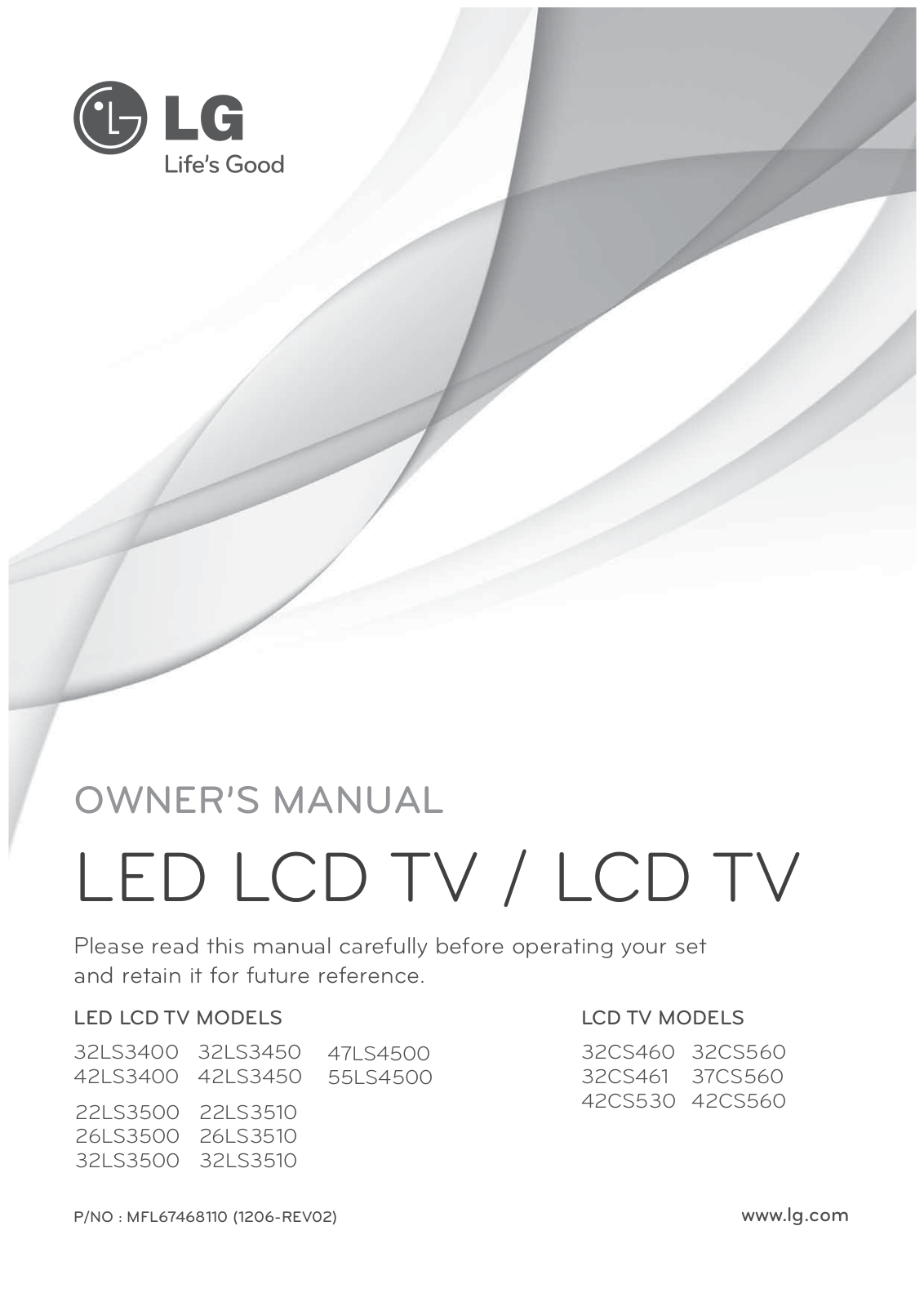 LG 55LS4500UD User Manual