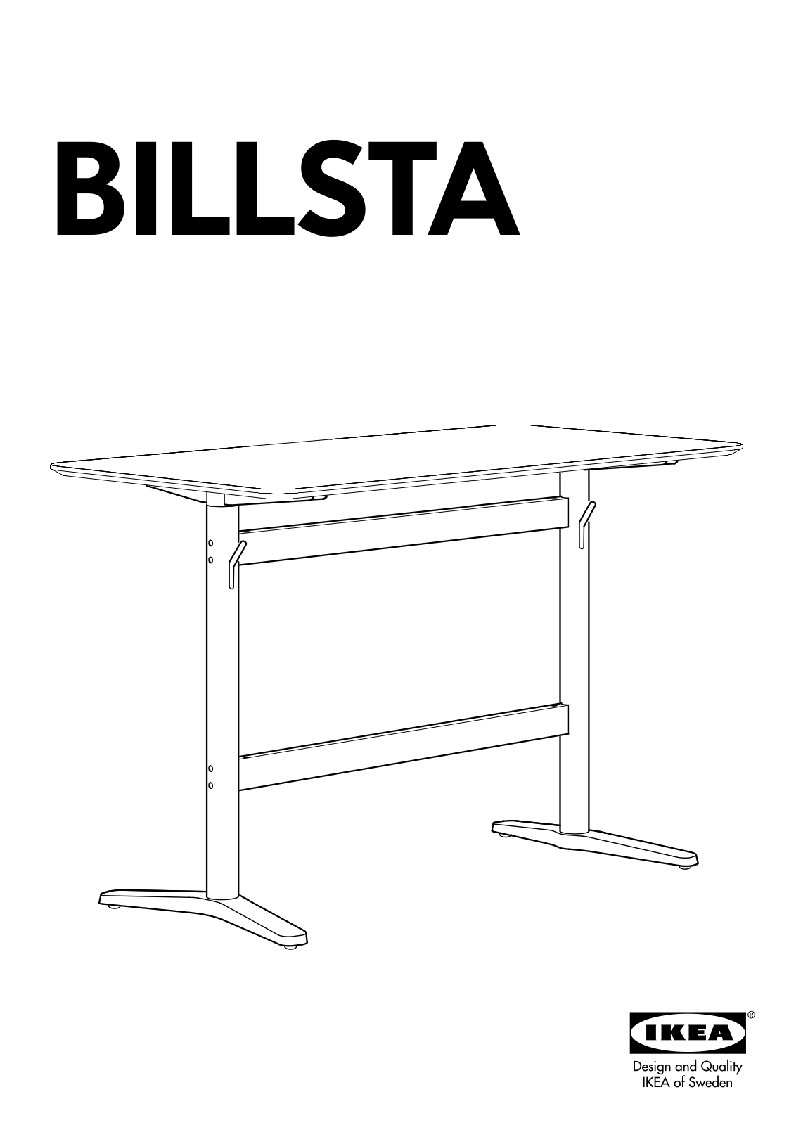 IKEA BILLSTA UNDEFRAME RECT User Manual