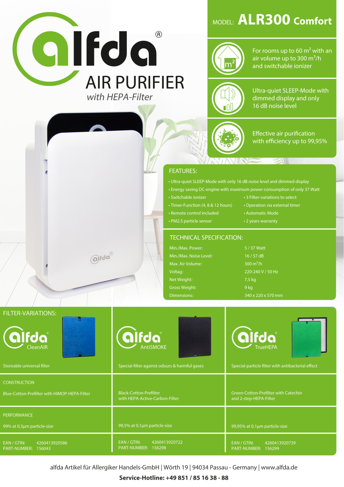 Alfda ALR300 data sheet - ManualMachine.com