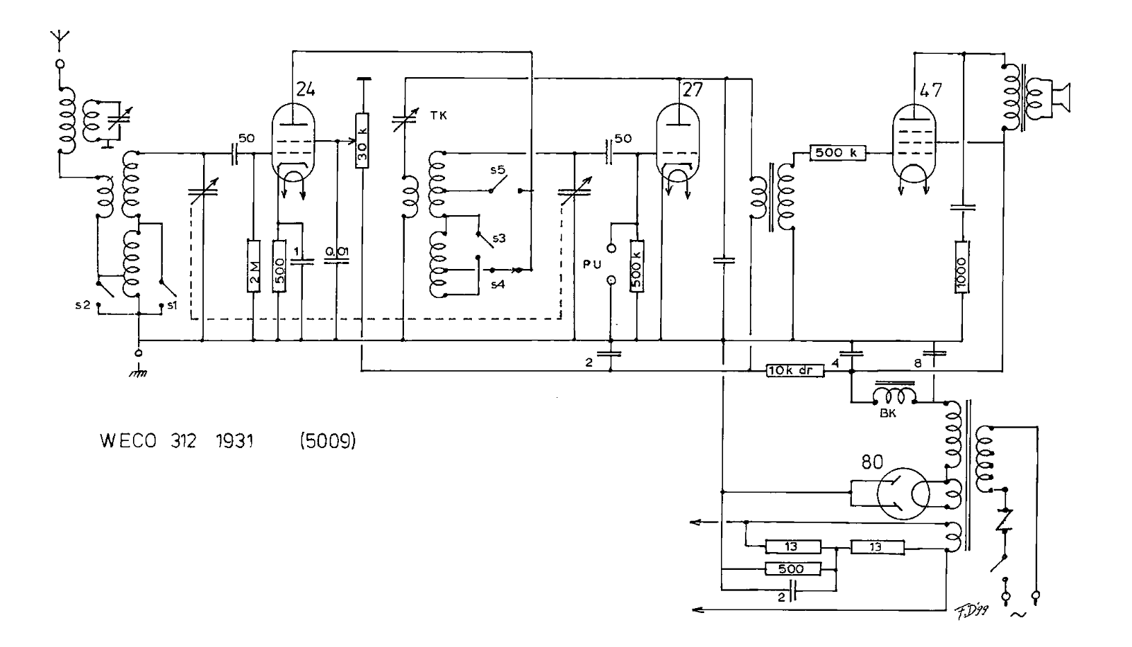 Weco 312 schematic