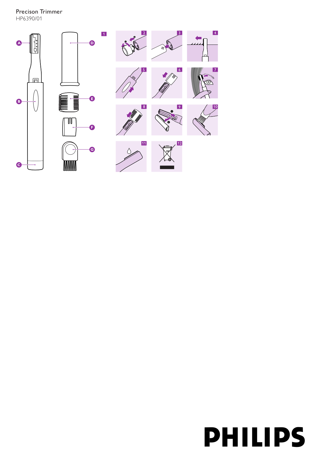 Philips HP6390/01 User Manual