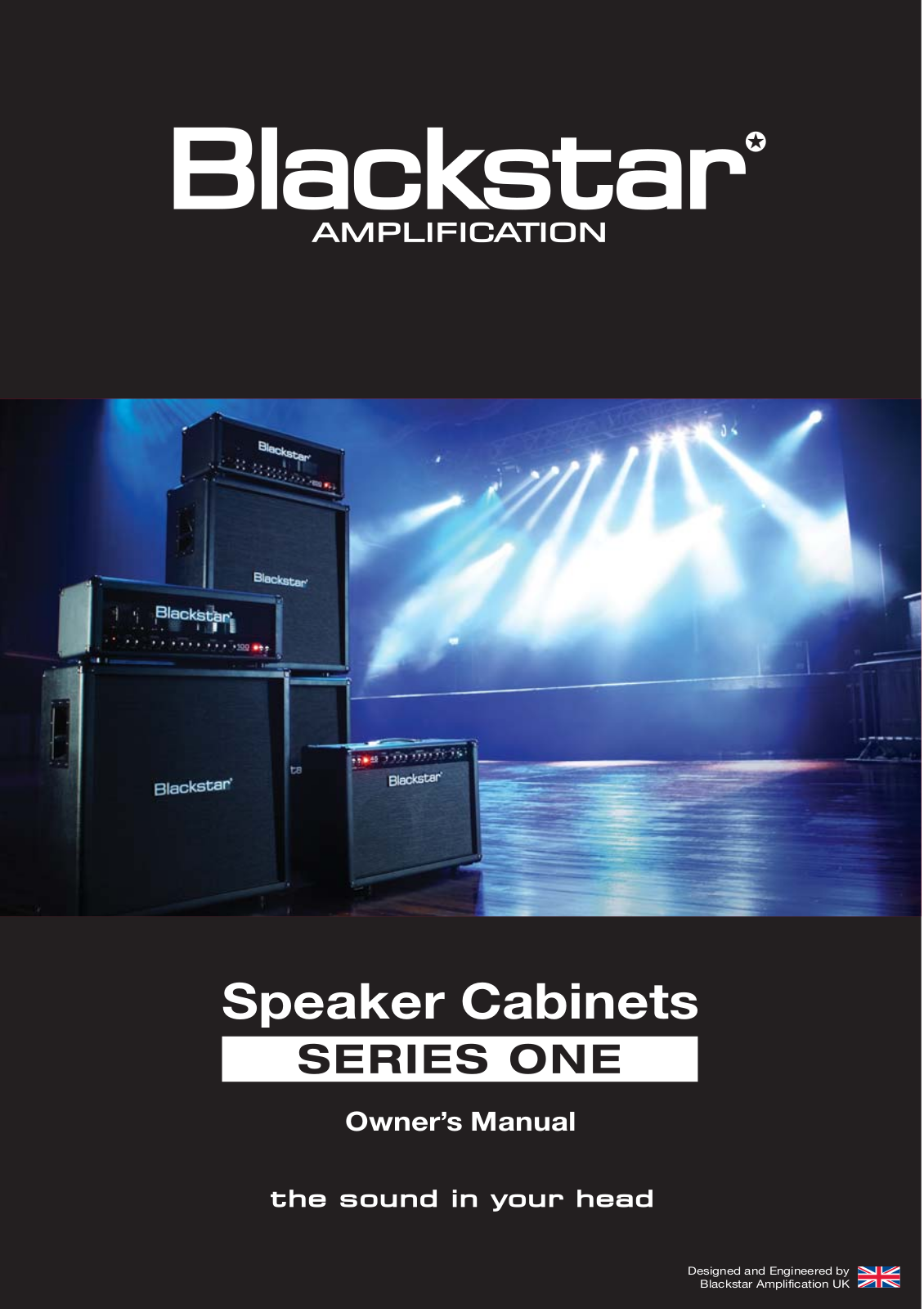 Blackstar SERIES ONE Speaker Cabinets Owner's Manual