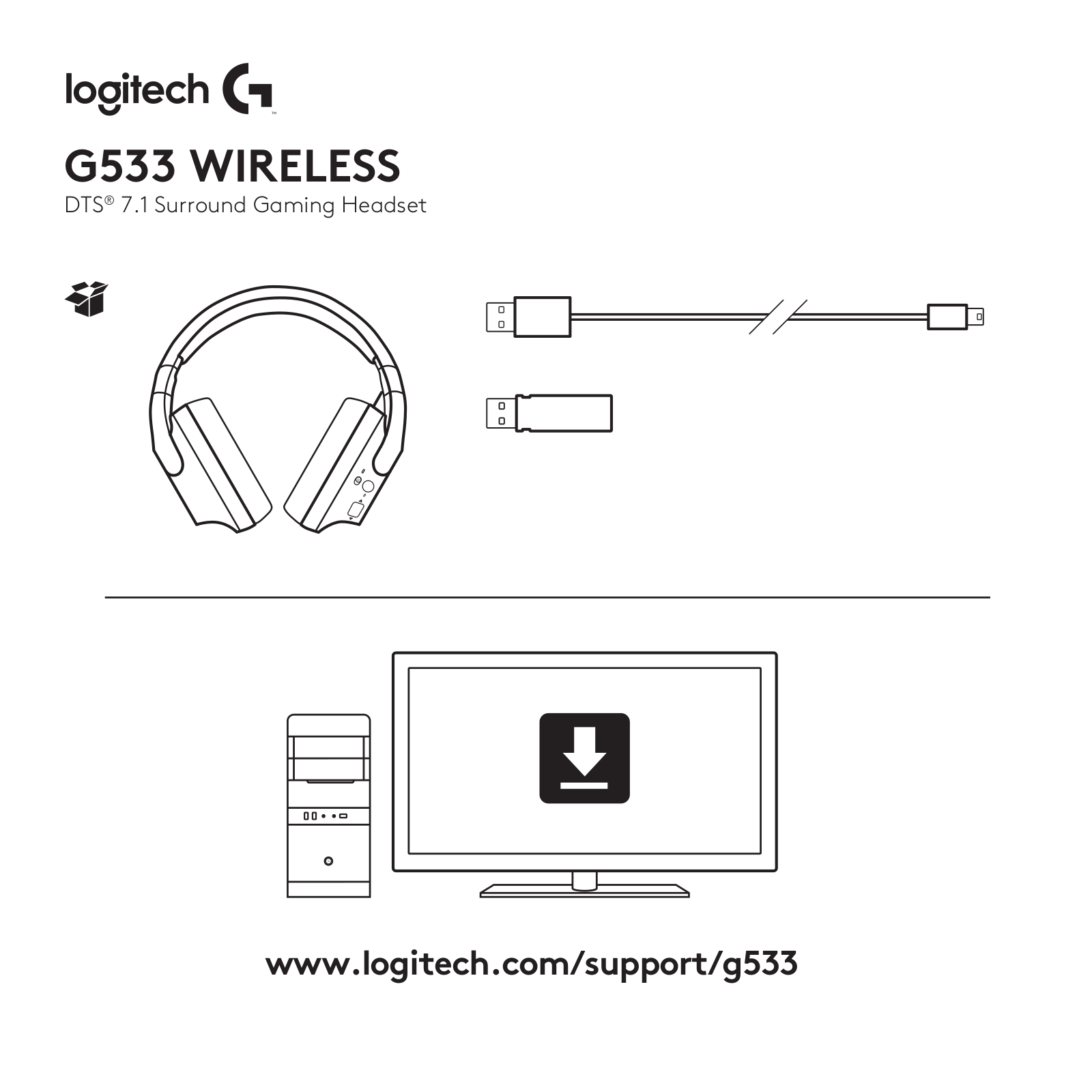 LOGITECH G G533 Wireless User Manual