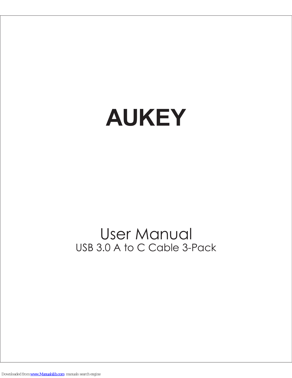 Aukey CB-CMD25, CB-CMD2, CB-CMD1, CB-CD5 User Manual