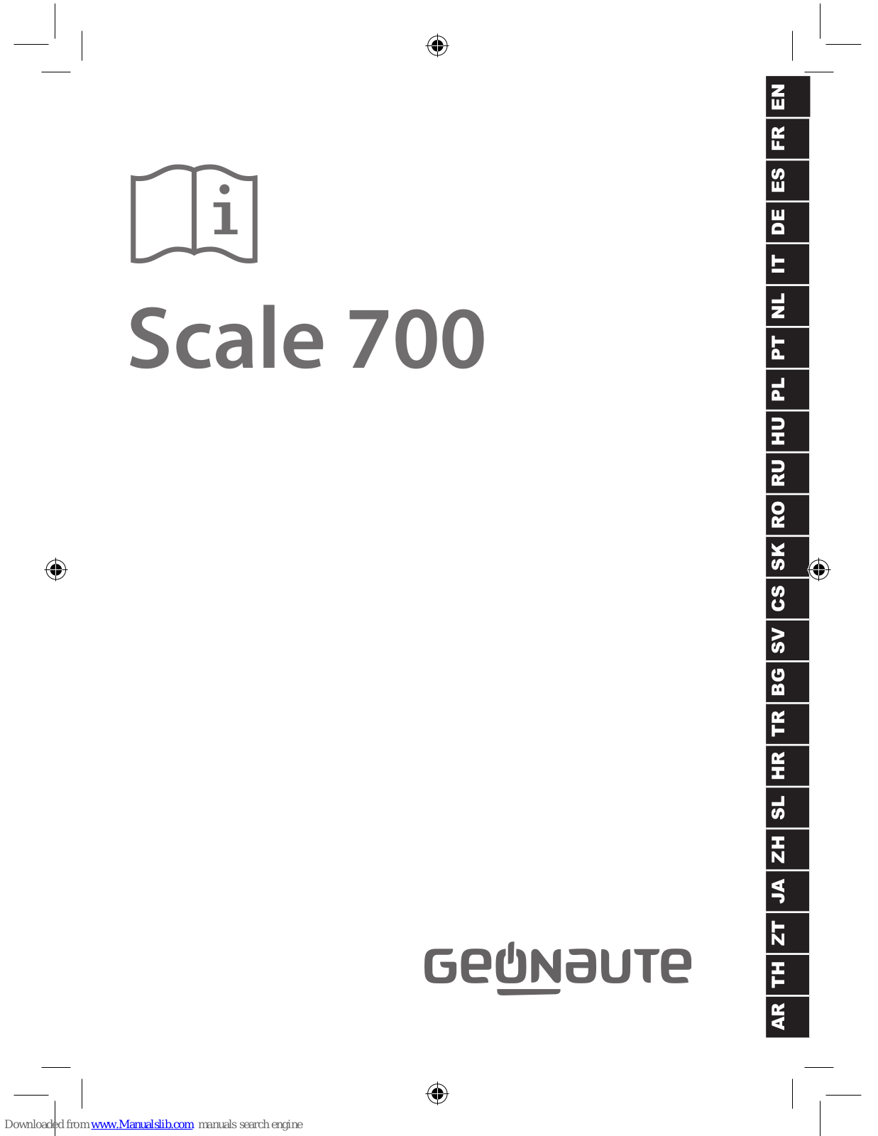 GEONAUTE Scale 700 User Manual