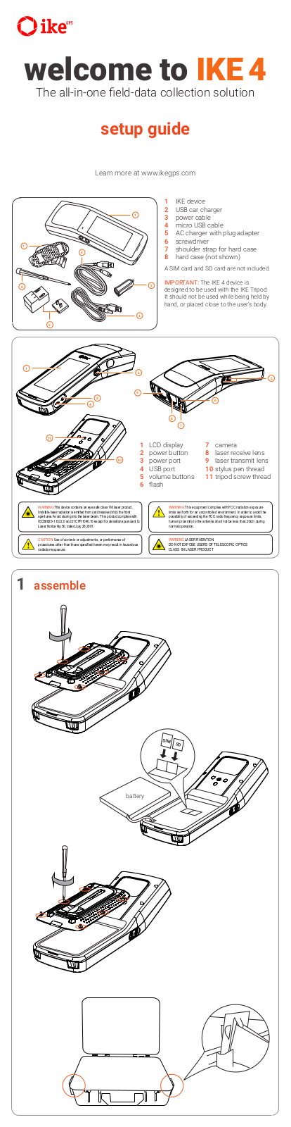 ikeGPS 4000 Users Guide