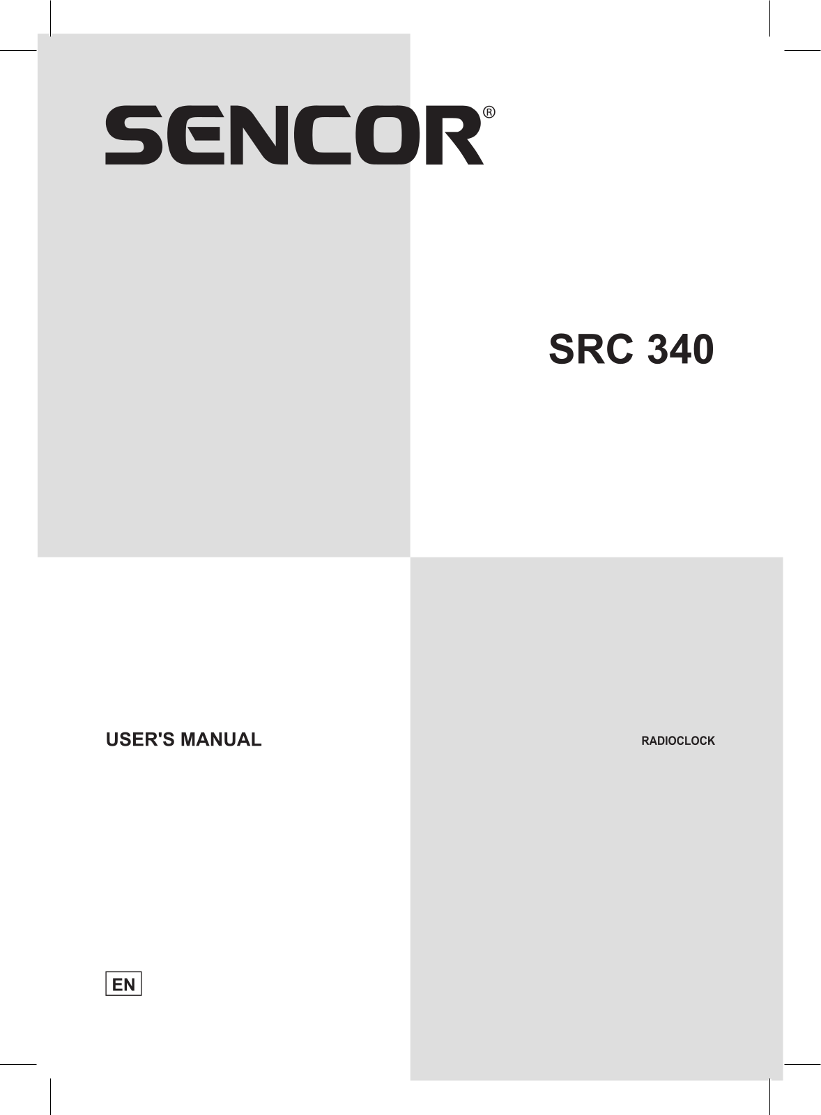 Sencor SRC 340 User Manual