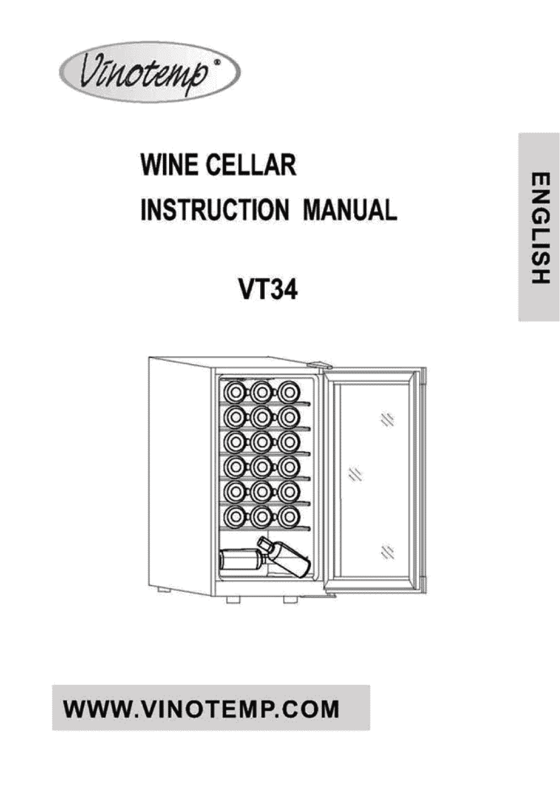 Vinotemp VT-34GS User Manual