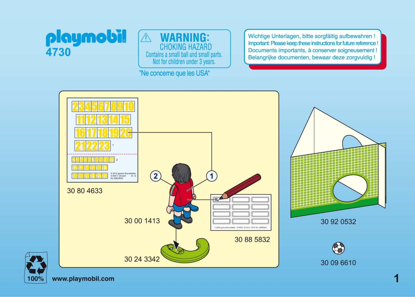 Playmobil 4730 Instructions