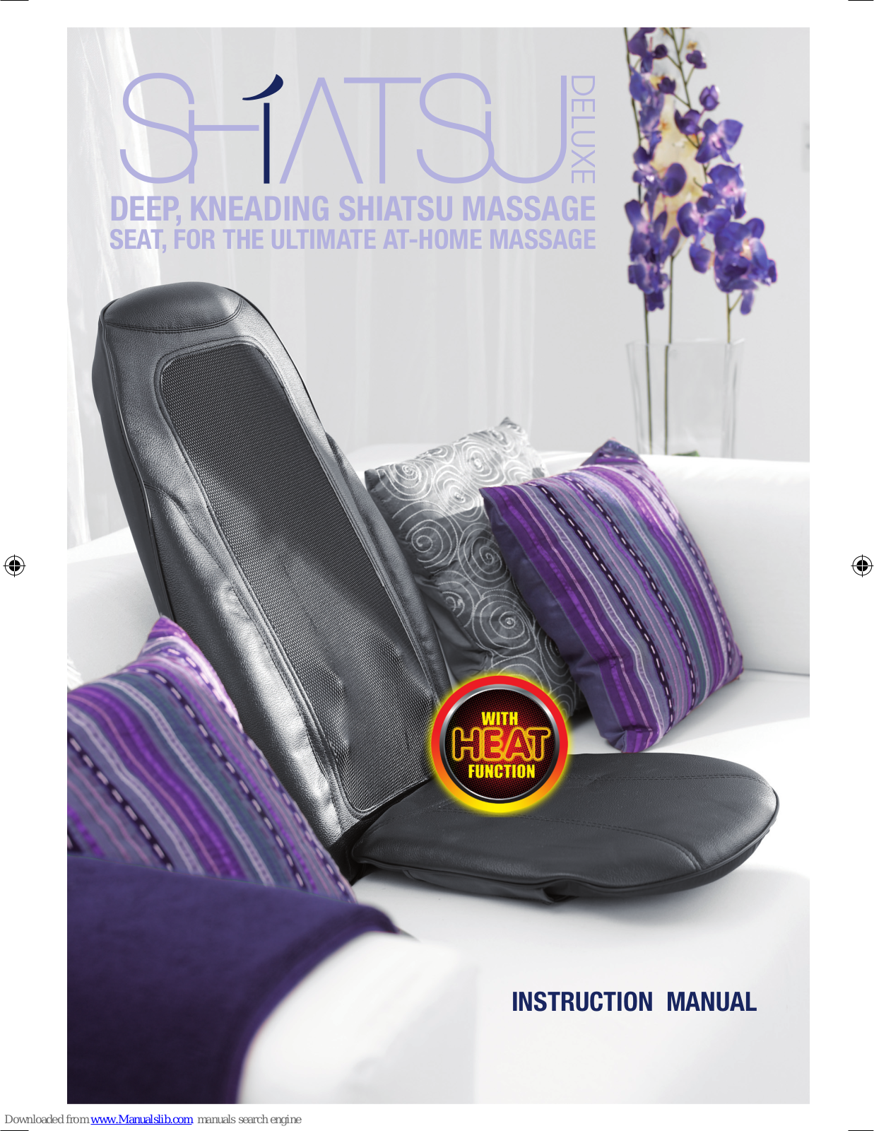 JML Shiatsu Deluxe Instruction Manual