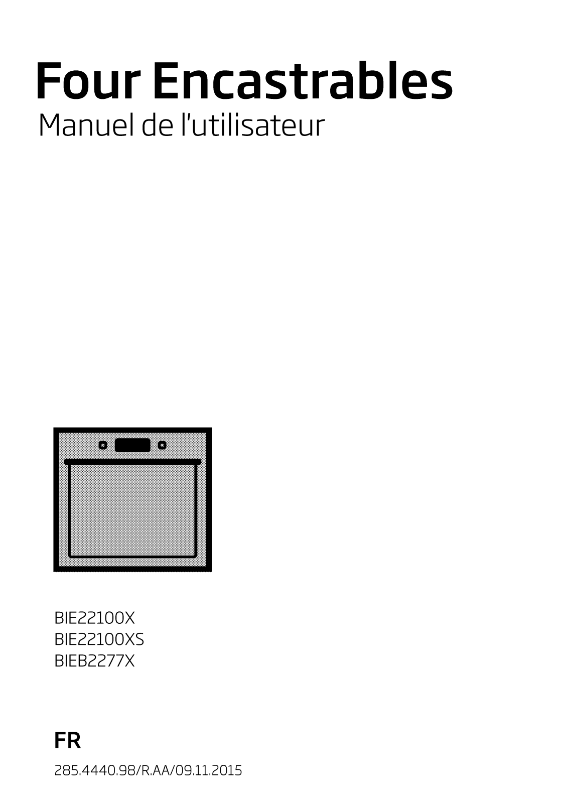 BEKO BIEB2277X User Manual