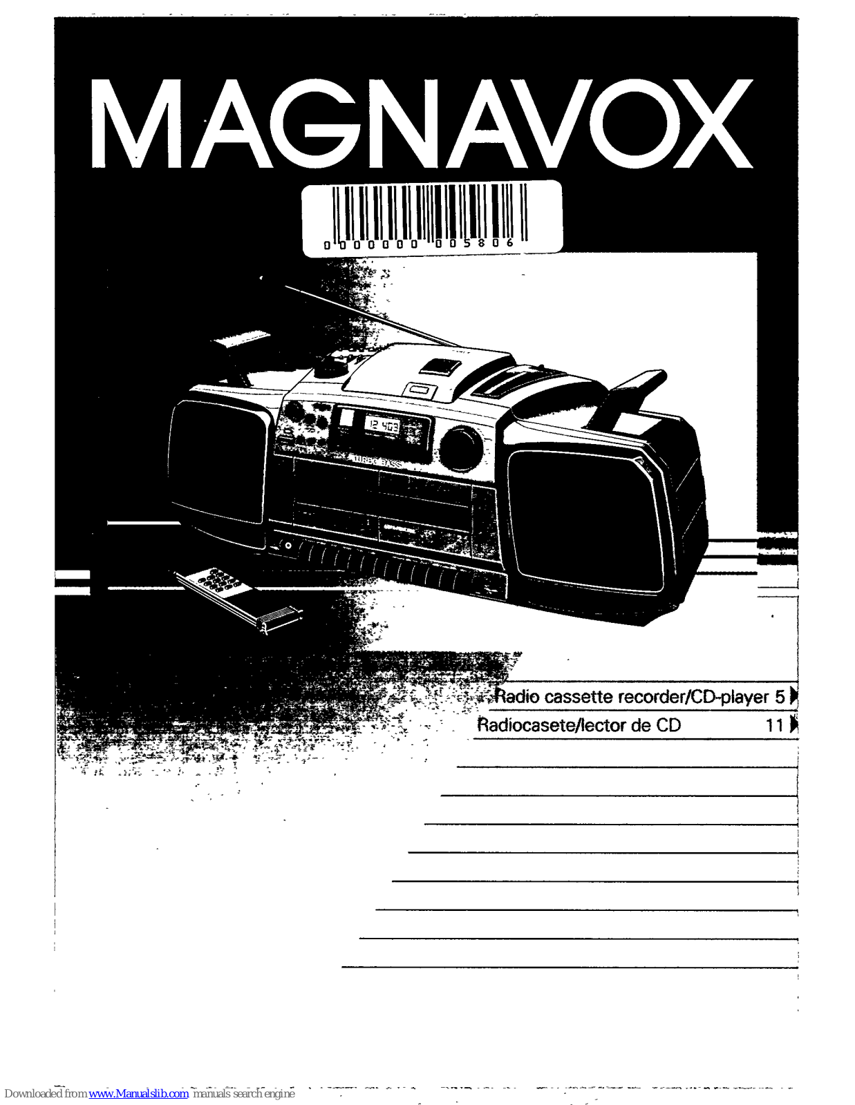 Magnavox AZ8400, AZ8400/13 User Manual