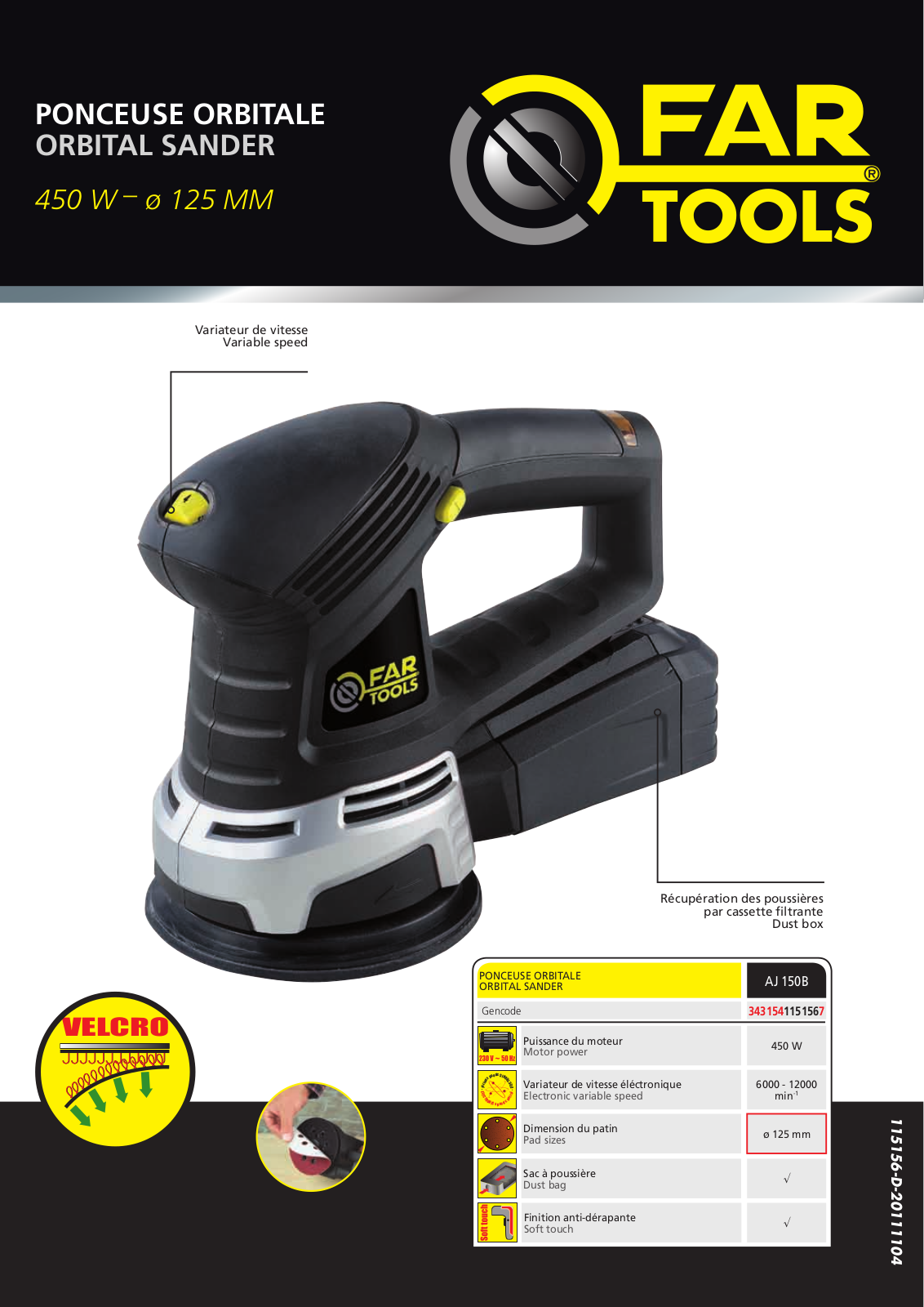 FARTOOLS AJ 150B User Manual