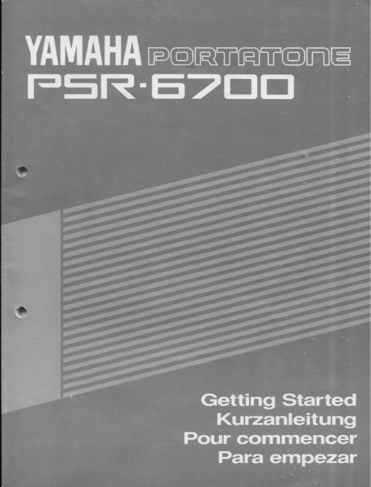 Yamaha PSR-6700 User Manual