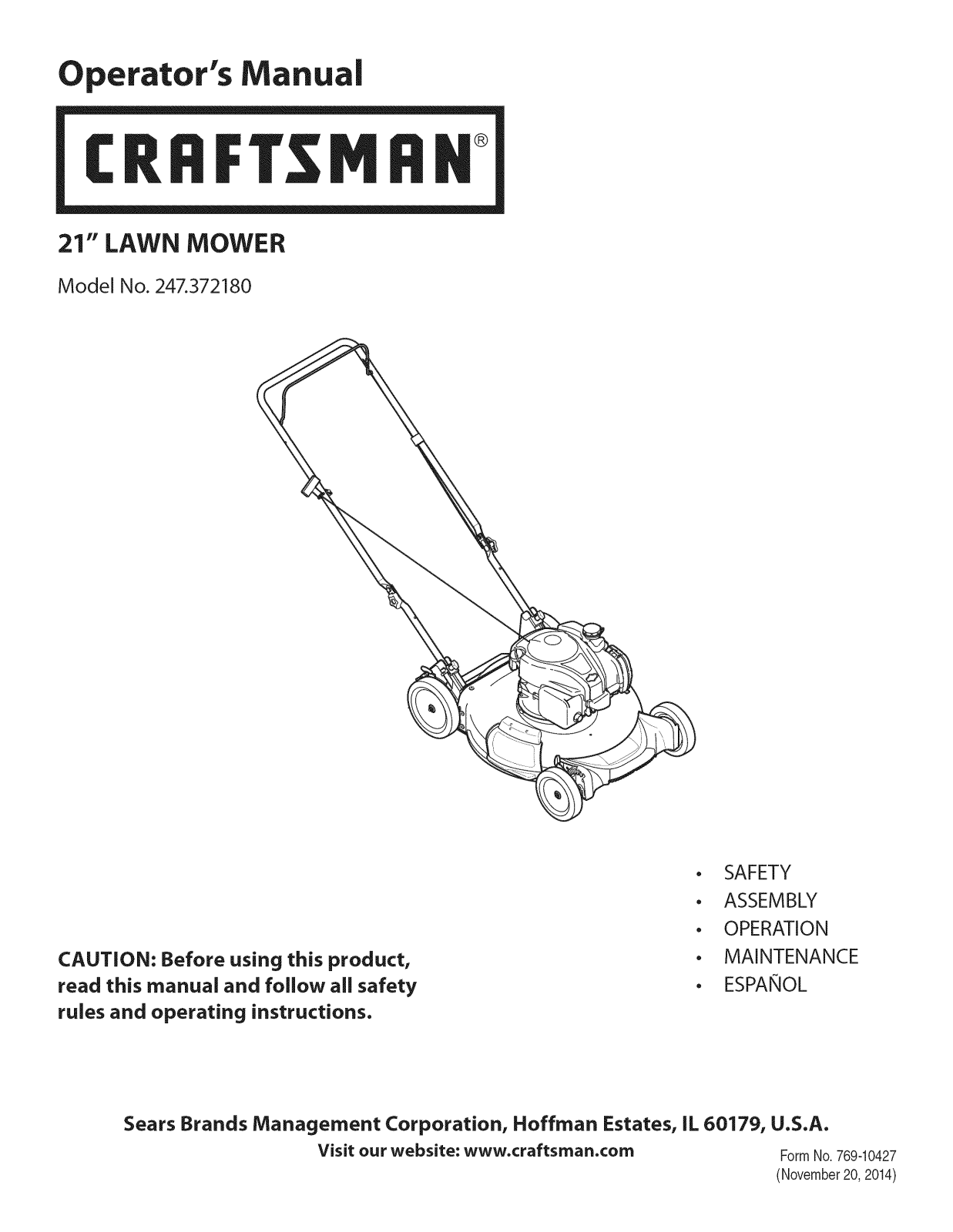 MTD 11A-A00X799 Owner’s Manual