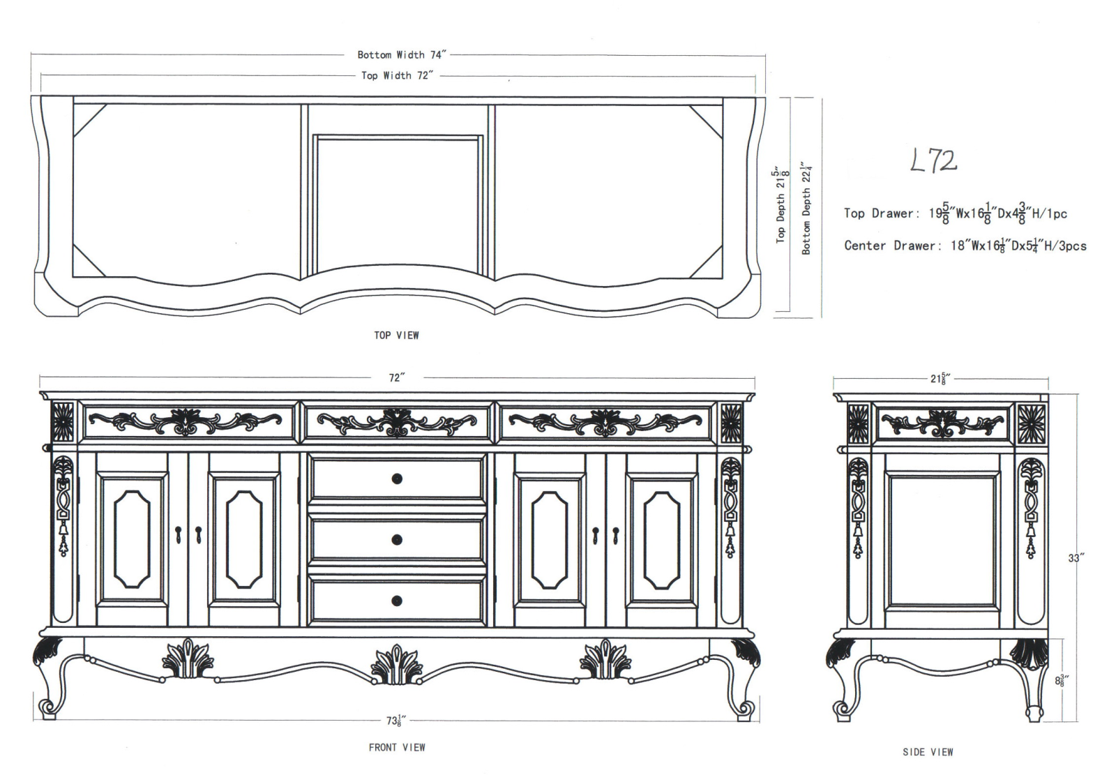 Empire Industries L72D Specs