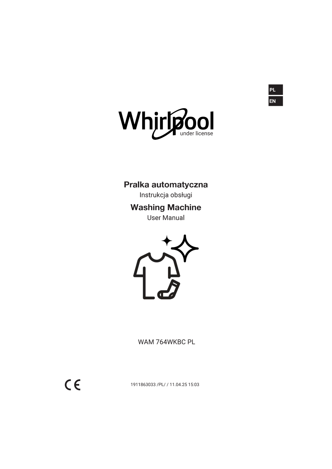 WHIRLPOOL WAM 764WKBC PL User guide - ManualMachine.com