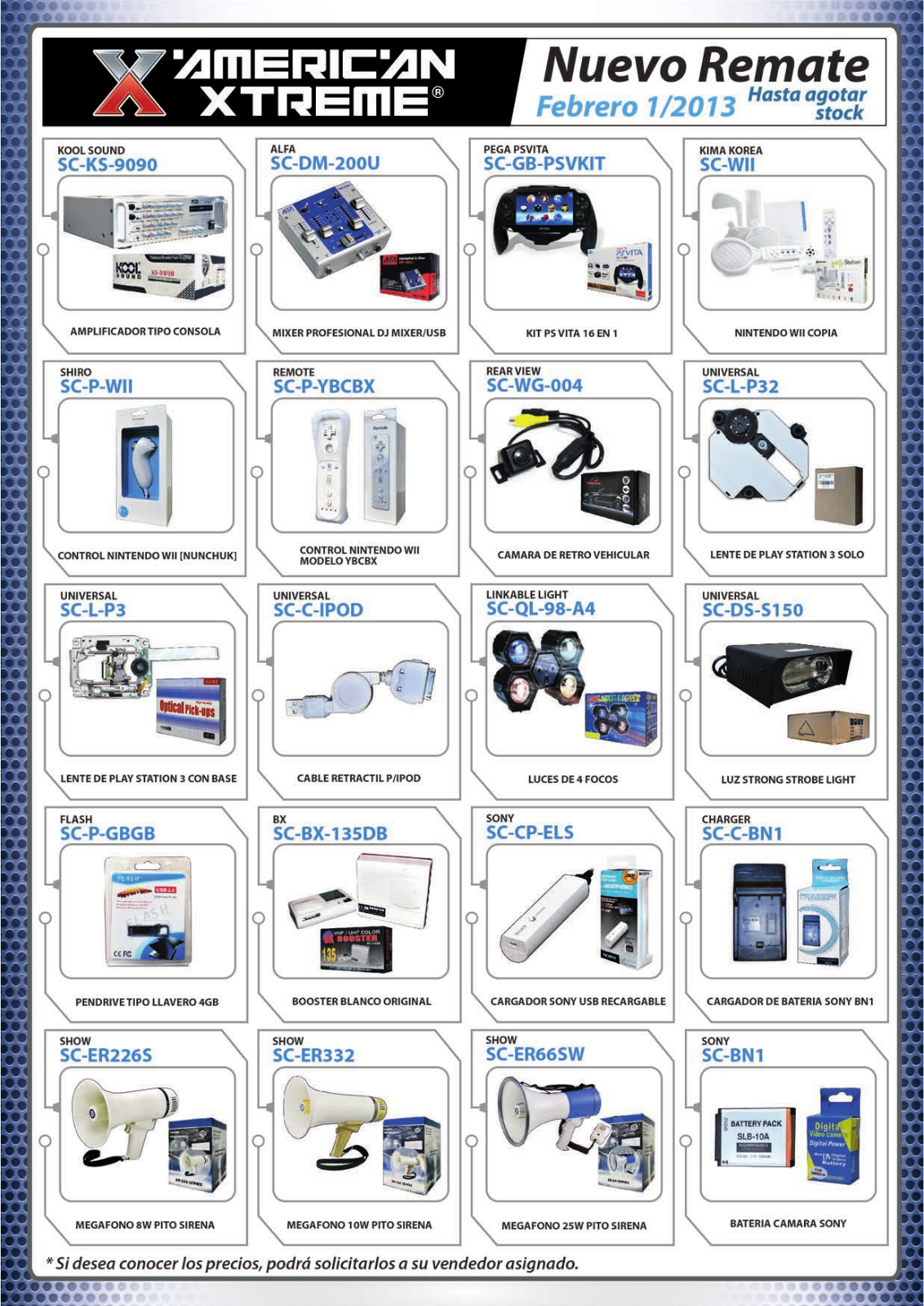 Xtreme Imrelevsa nuevo stock enero 31 Diagram