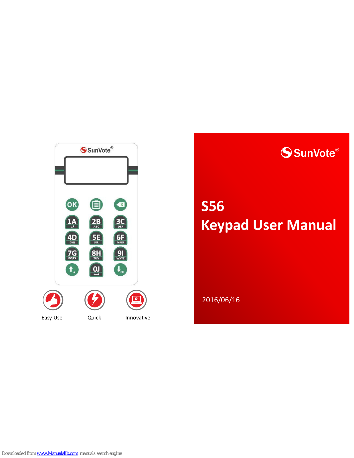 SunVote S56 User Manual