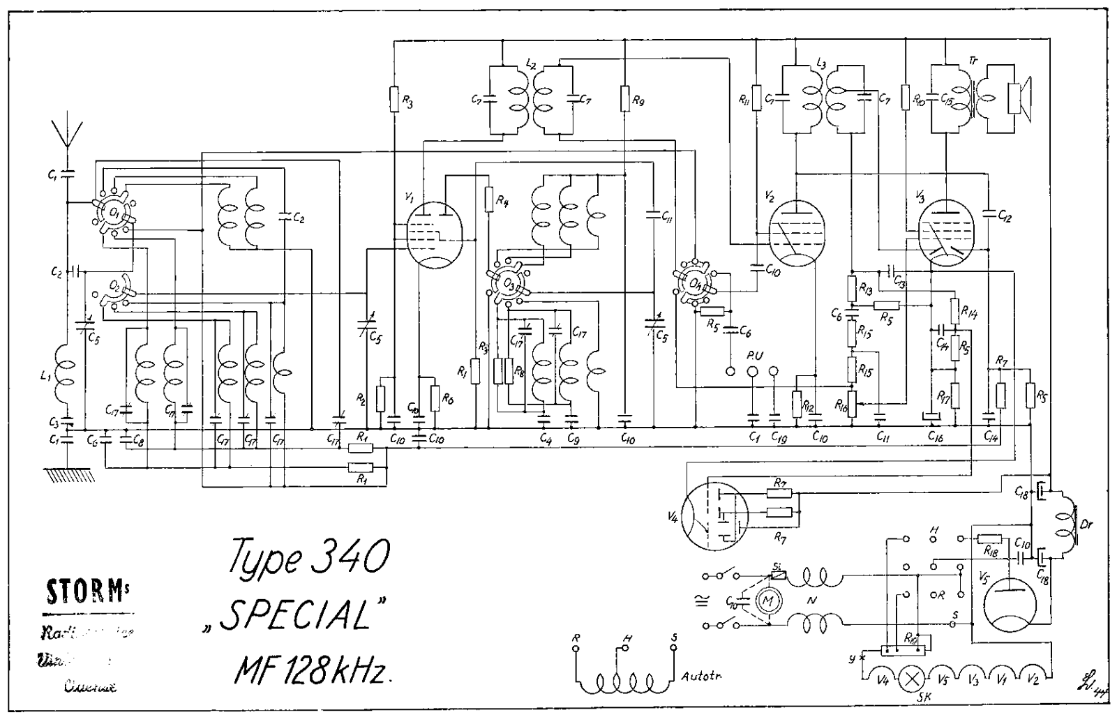 Arako Special Super 340U Schematic