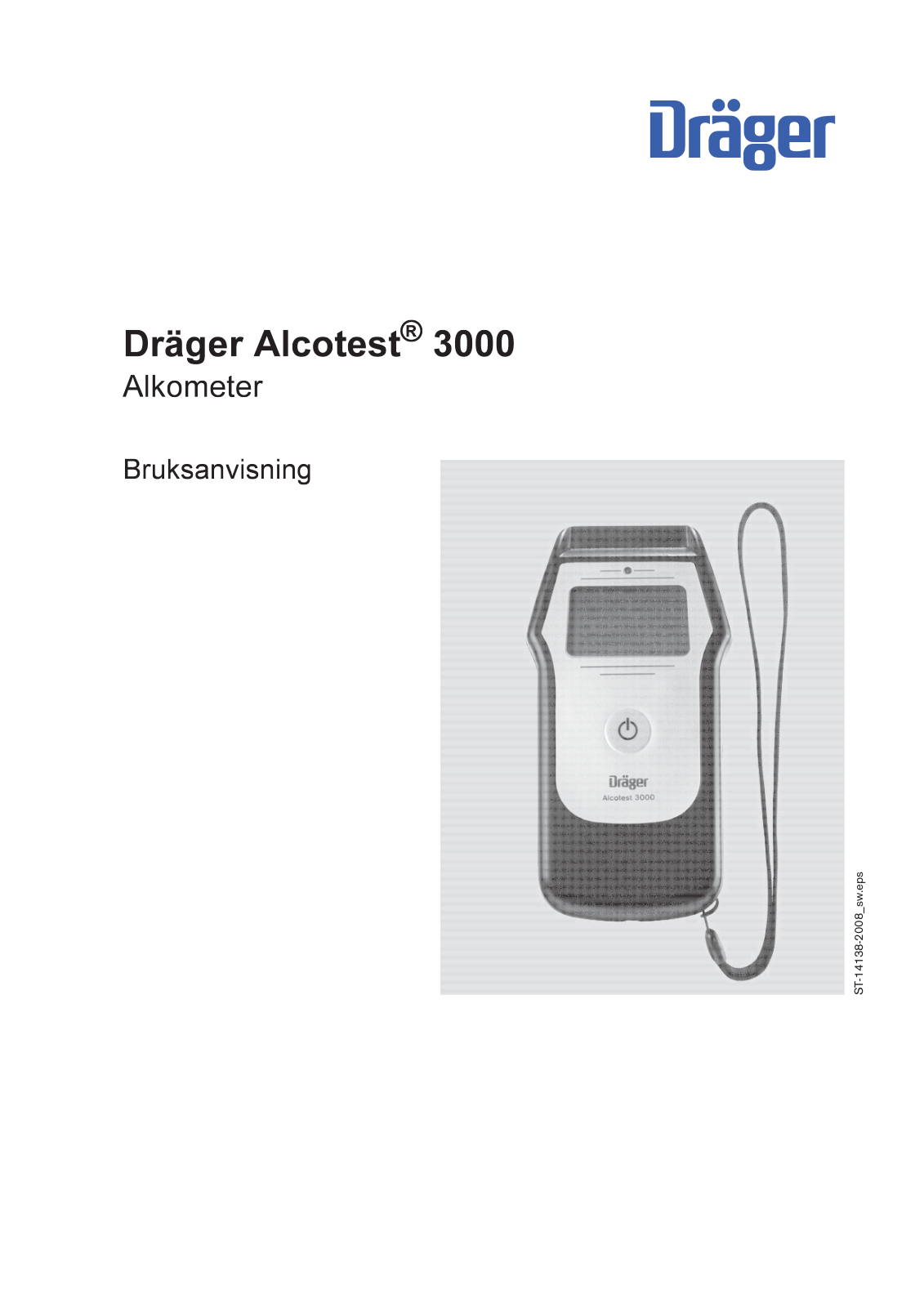 Dräger Alcotest 3000 User manual