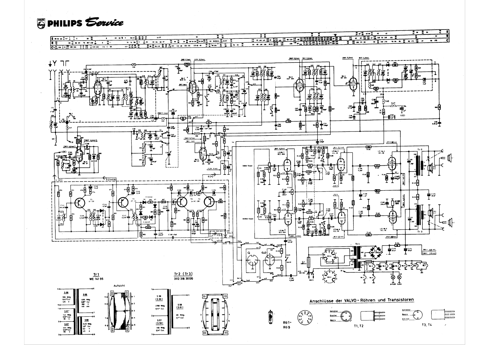 Philips b5d41a schematic