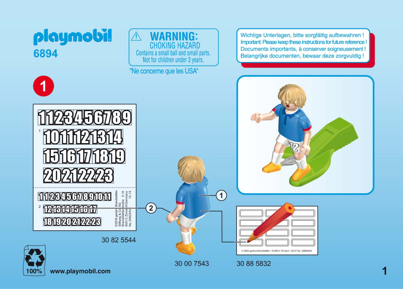 Playmobil 6894 Instructions