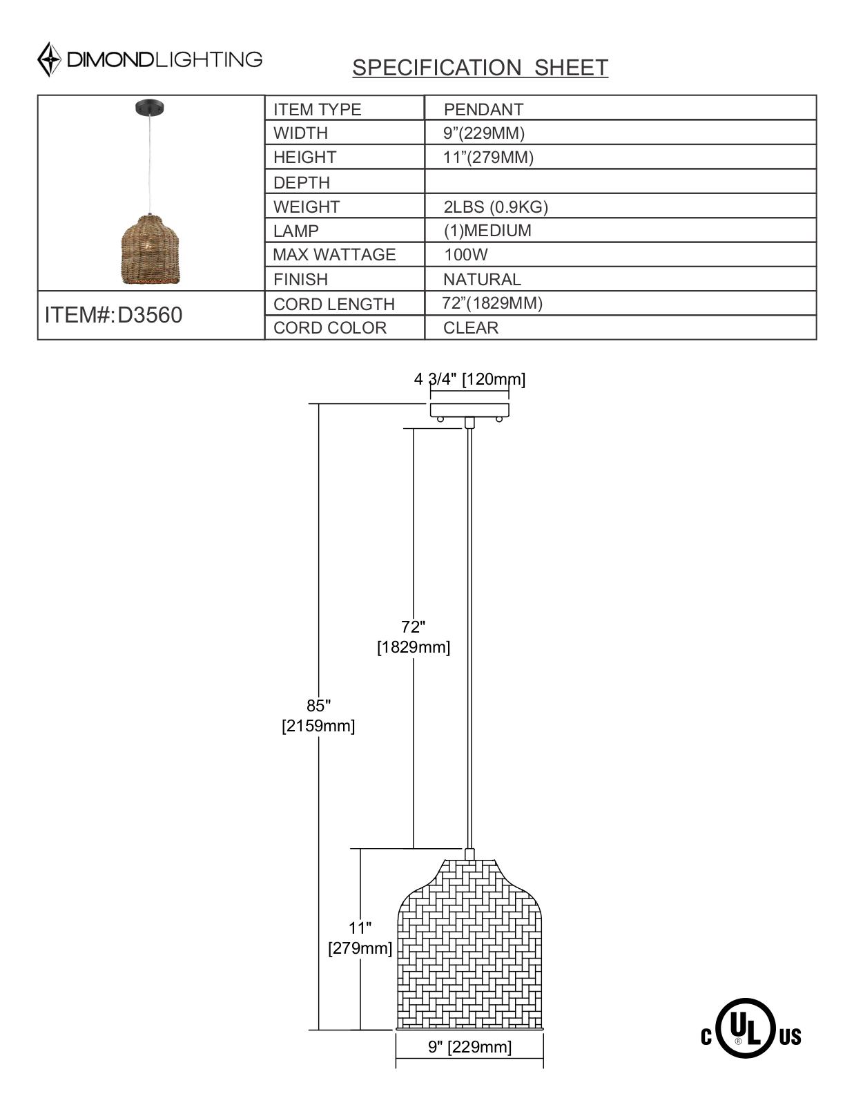 ELK Home D3560 User Manual