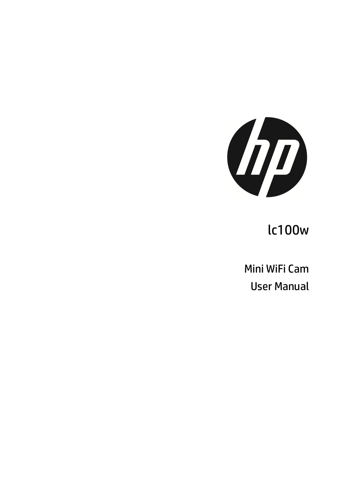 HP LC100W User Manual