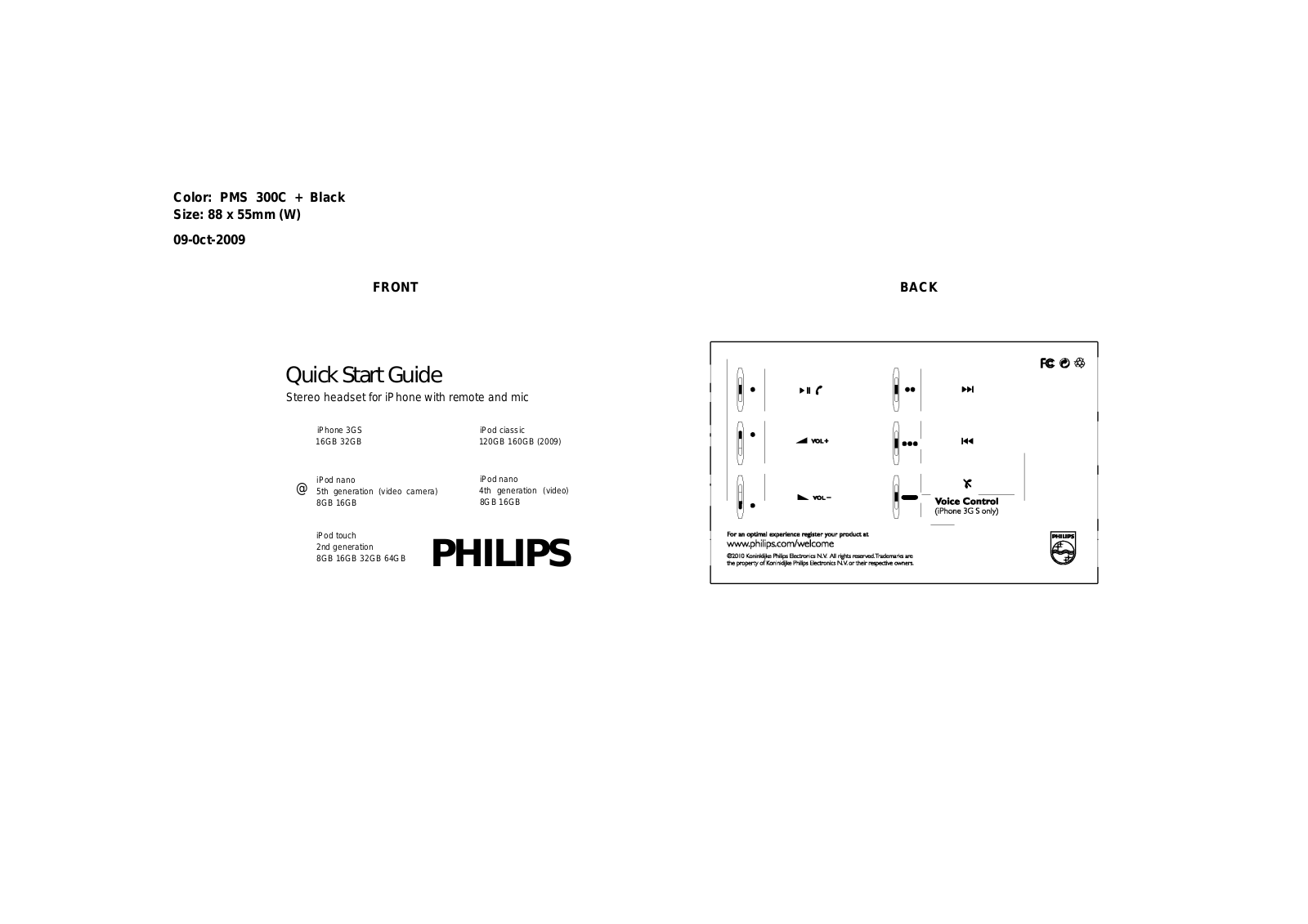 Philips PMS 300C User Manual