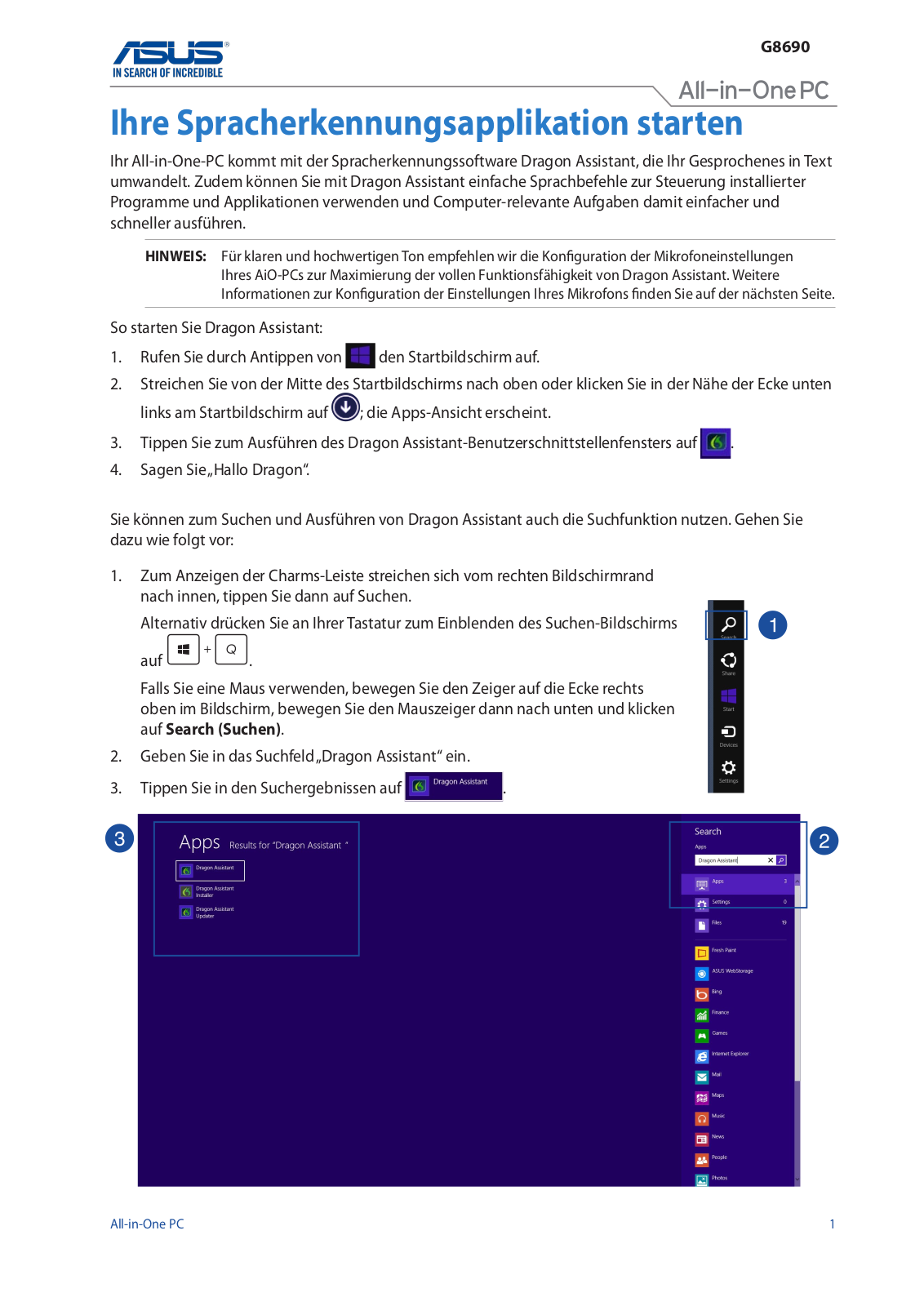 Asus G8690 User Manual