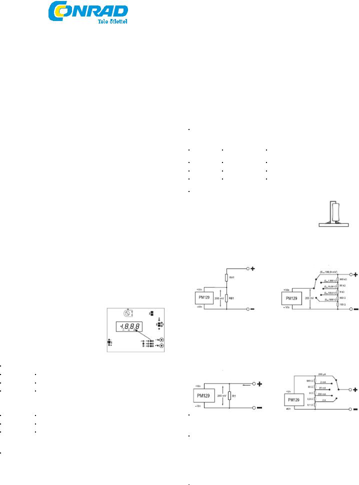 VOLTCRAFT PM 129 User guide