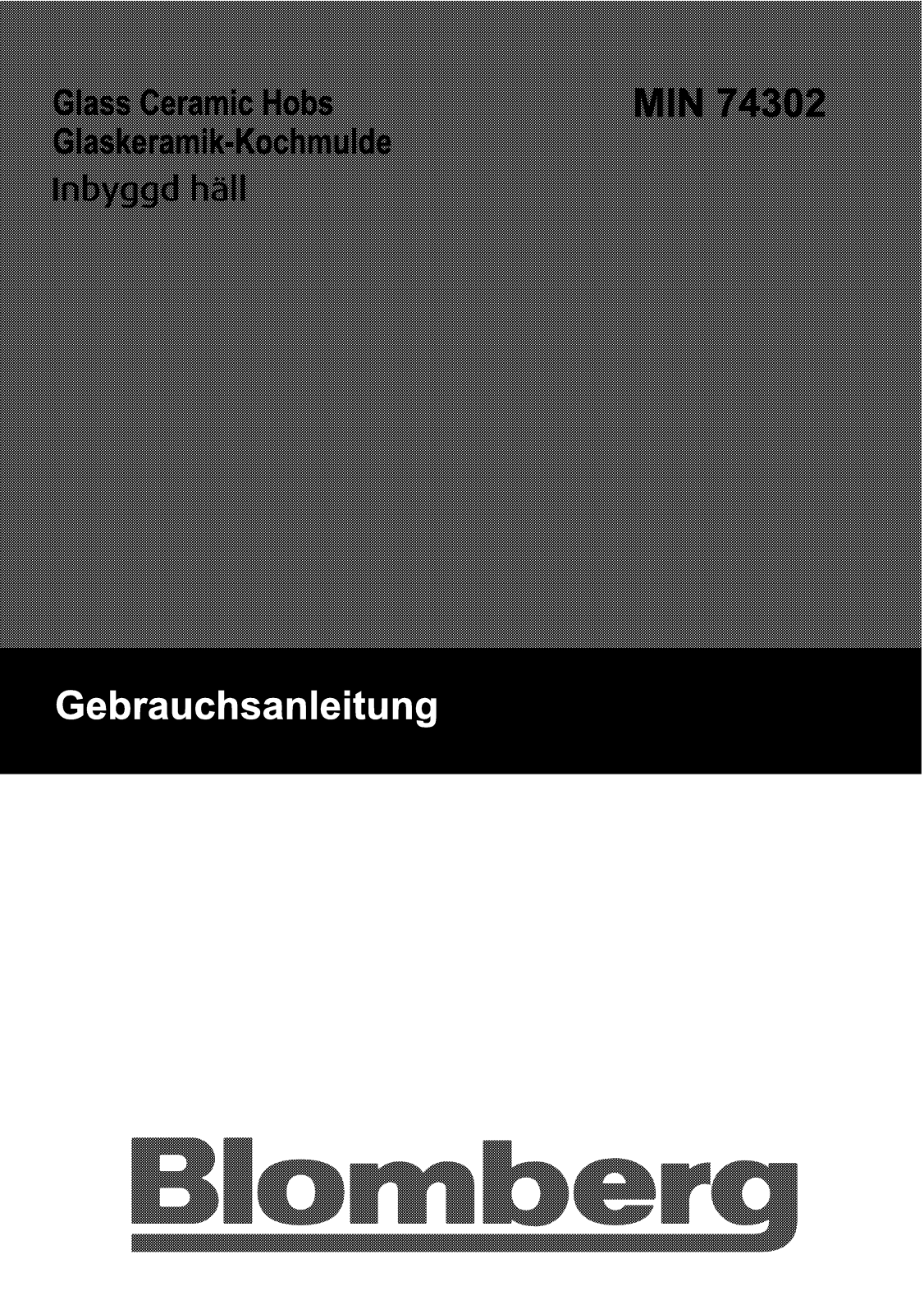 Blomberg MIN74302 User manual