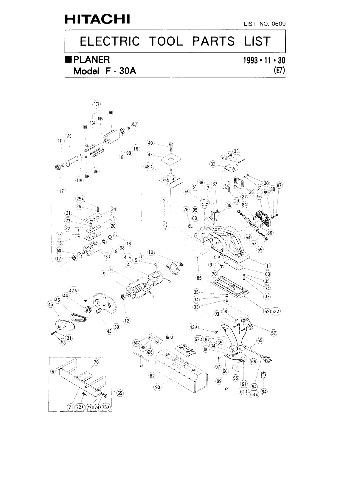 Hitachi F30A User Manual