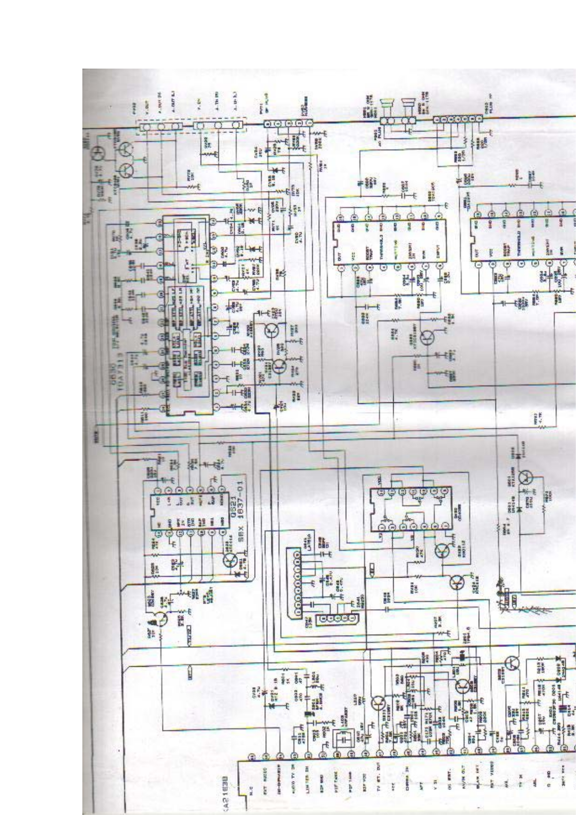 HITACHI CT 2195 Diagram